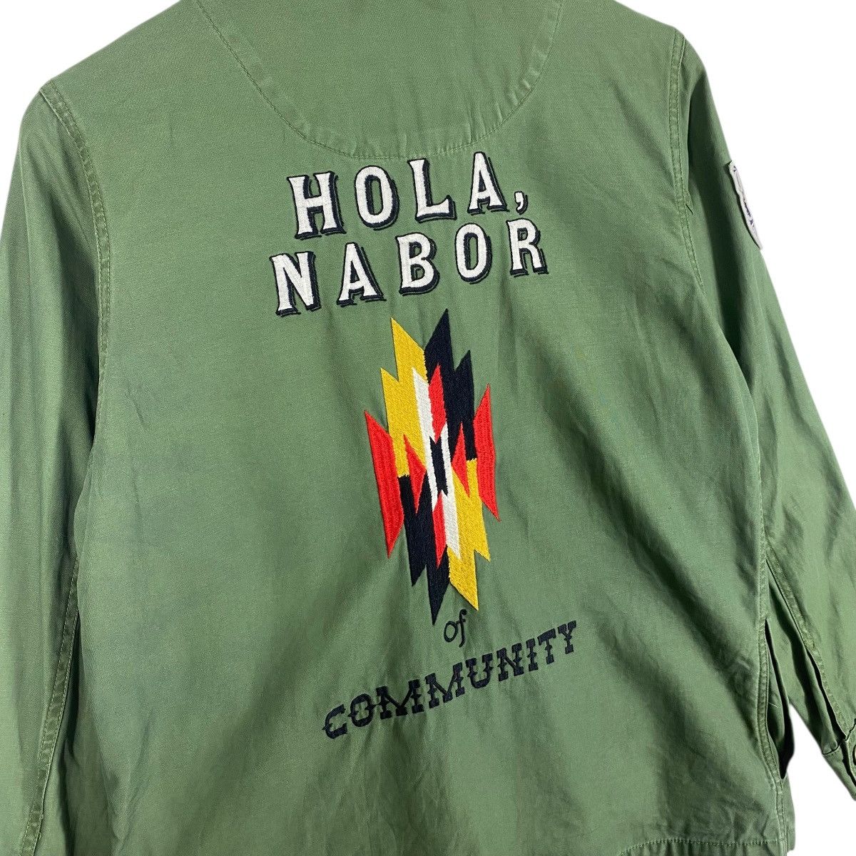 Japanese Brand Rodeo Crown Native Chimayo Button Shirt M Size Green Colour Size US M / EU 48-50 / 2 - 15 Thumbnail