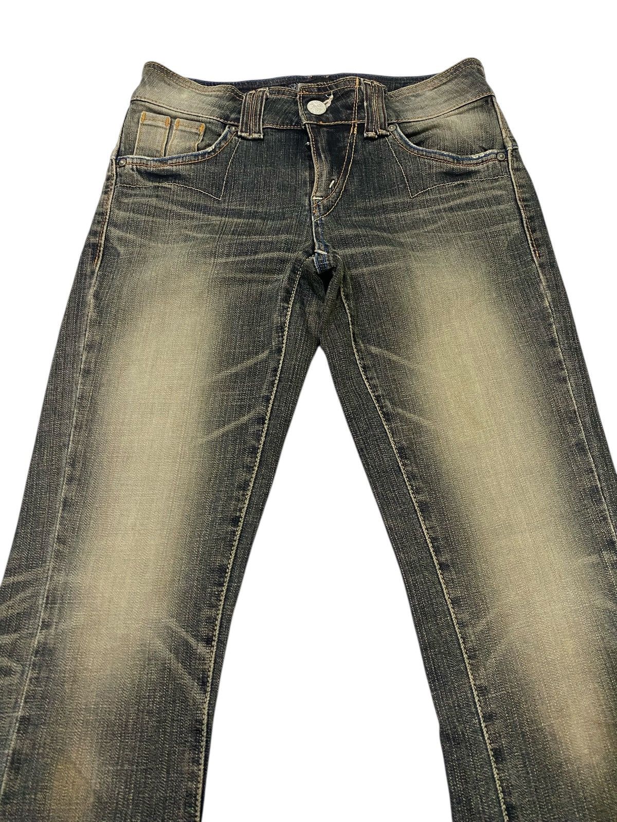 Edwin Japanese brand X something by edwin flare spiral jeans Size US 28 / EU 44 - 3 Thumbnail