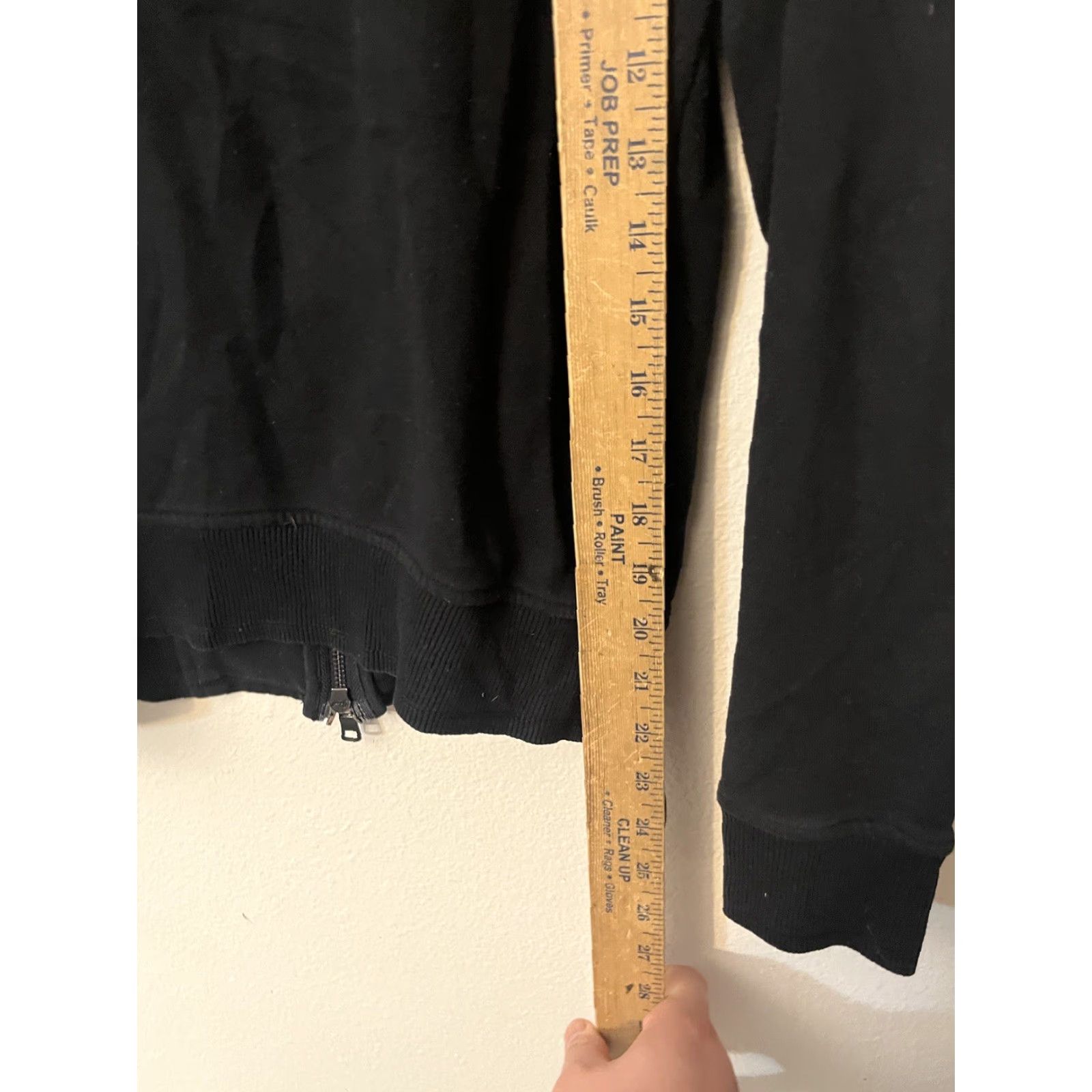 Armani Exchange Armani Exchange Hoodie Sweatshirt Women’s Size Small Black Logo Rhinestone Zipper Full Zip Hooded Pockets Activewear Size S / US 4 / IT 40 - 5 Thumbnail