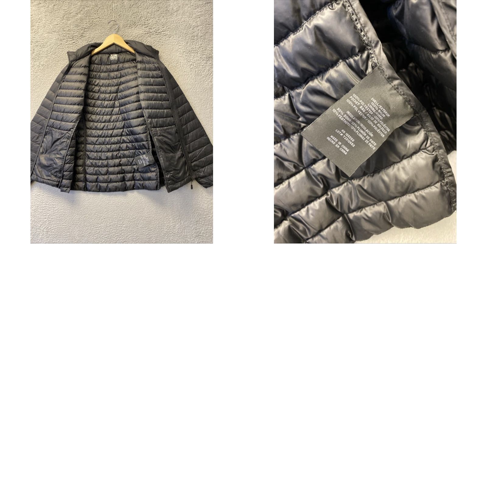 Vintage 32 Degrees Puffer Jacket Coat Women L Black Lightweight Packable Mid-Length Casual Fall Winter Mens? Size L / US 10 / IT 46 - 8 Thumbnail