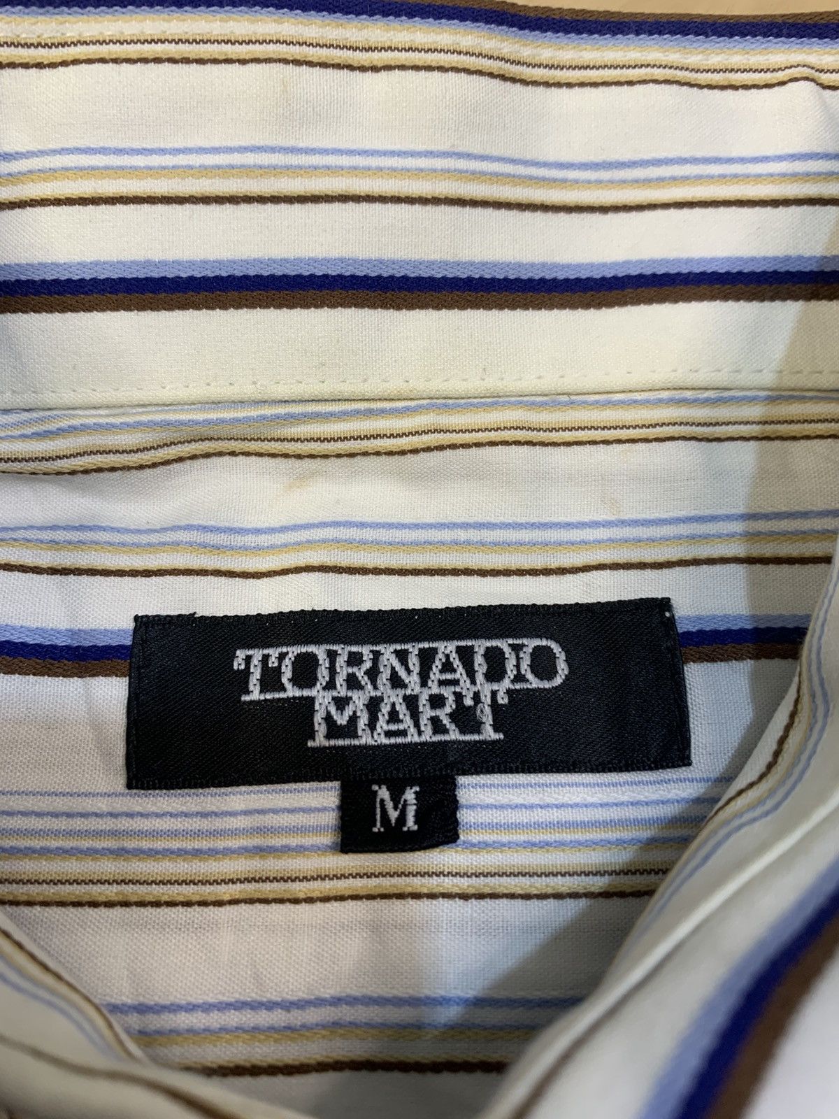 Tornado Mart Tornado Mart Stripe Shirt Size US M / EU 48-50 / 2 - 7 Thumbnail