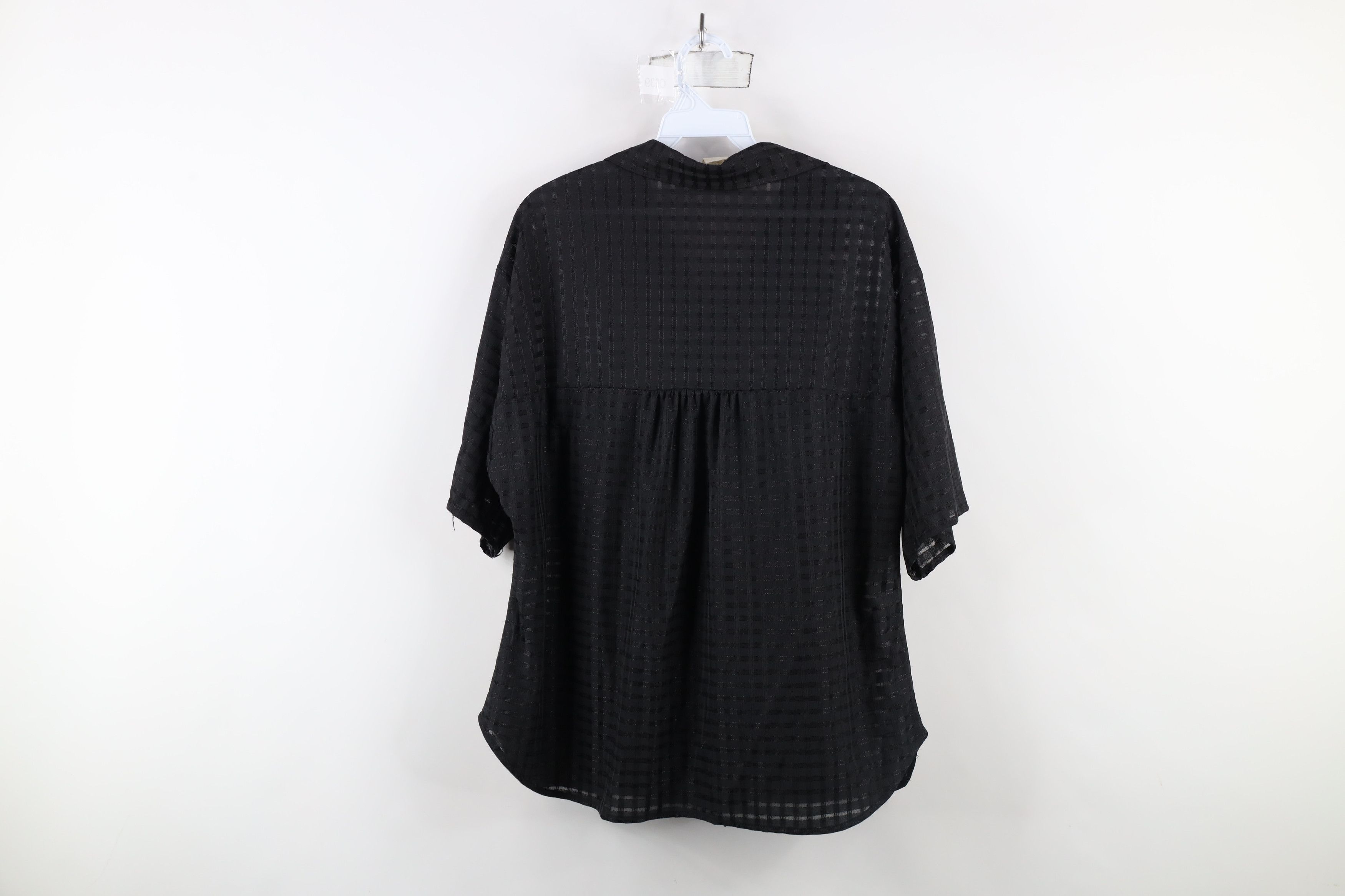 Vintage Vintage 90s Streetwear Sheer Dance Rave EDM Button Shirt USA Size XXL / US 16-18 / IT 52-54 - 11 Thumbnail