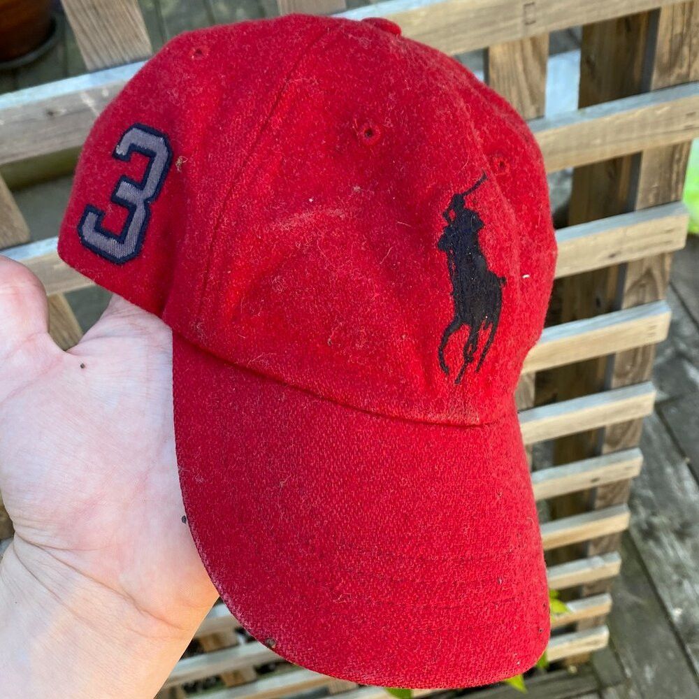 Polo Ralph Lauren Vintage Wool Polo Ralph Lauren Embroidered Hat Baseball Cap Size ONE SIZE - 1 Thumbnail