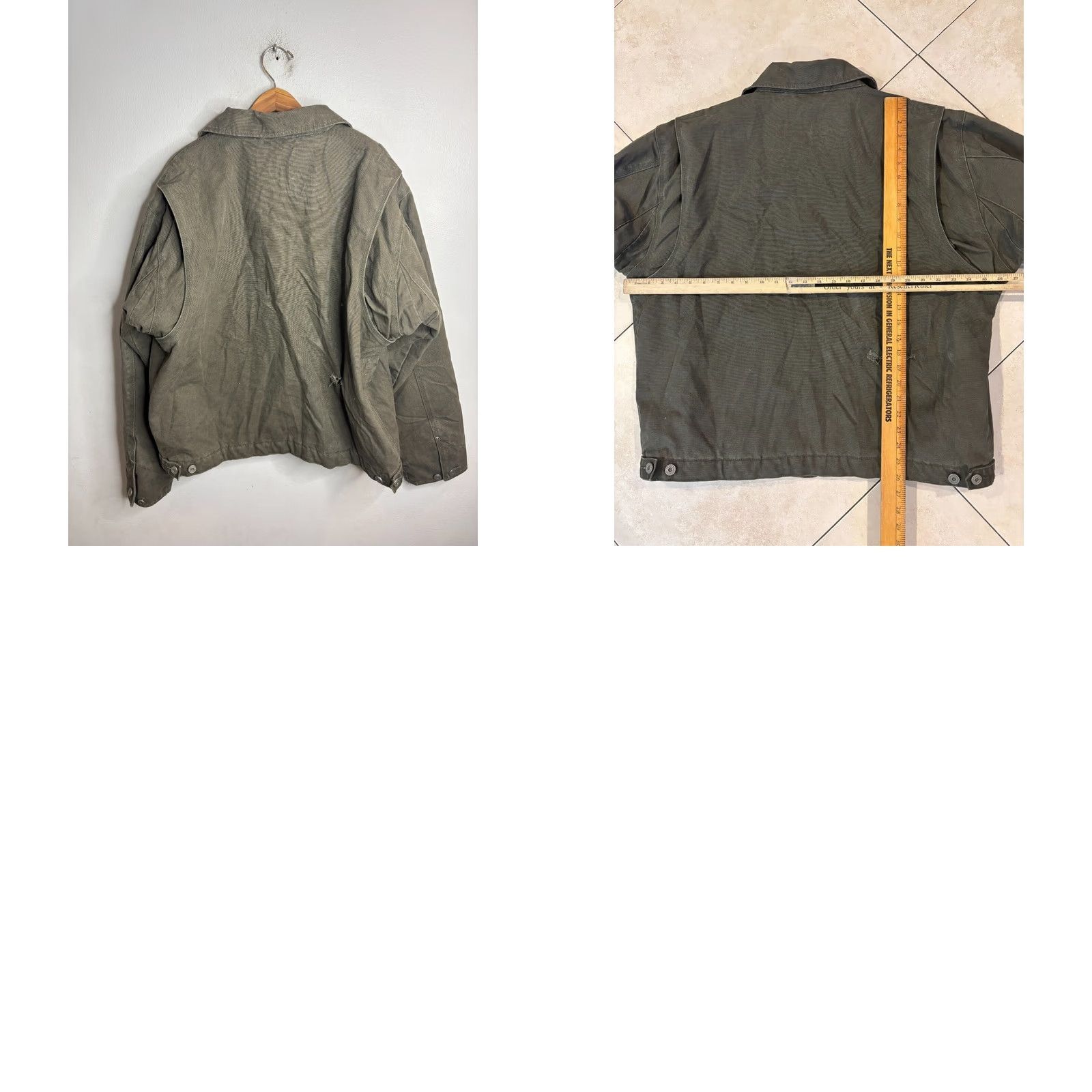 Vintage Cabela's Jacket Mens XL Green Sherpa Lined Cotton Collar Full Zip Heavy 4563 Jacket Size US XL / EU 56 / 4 - 8 Thumbnail