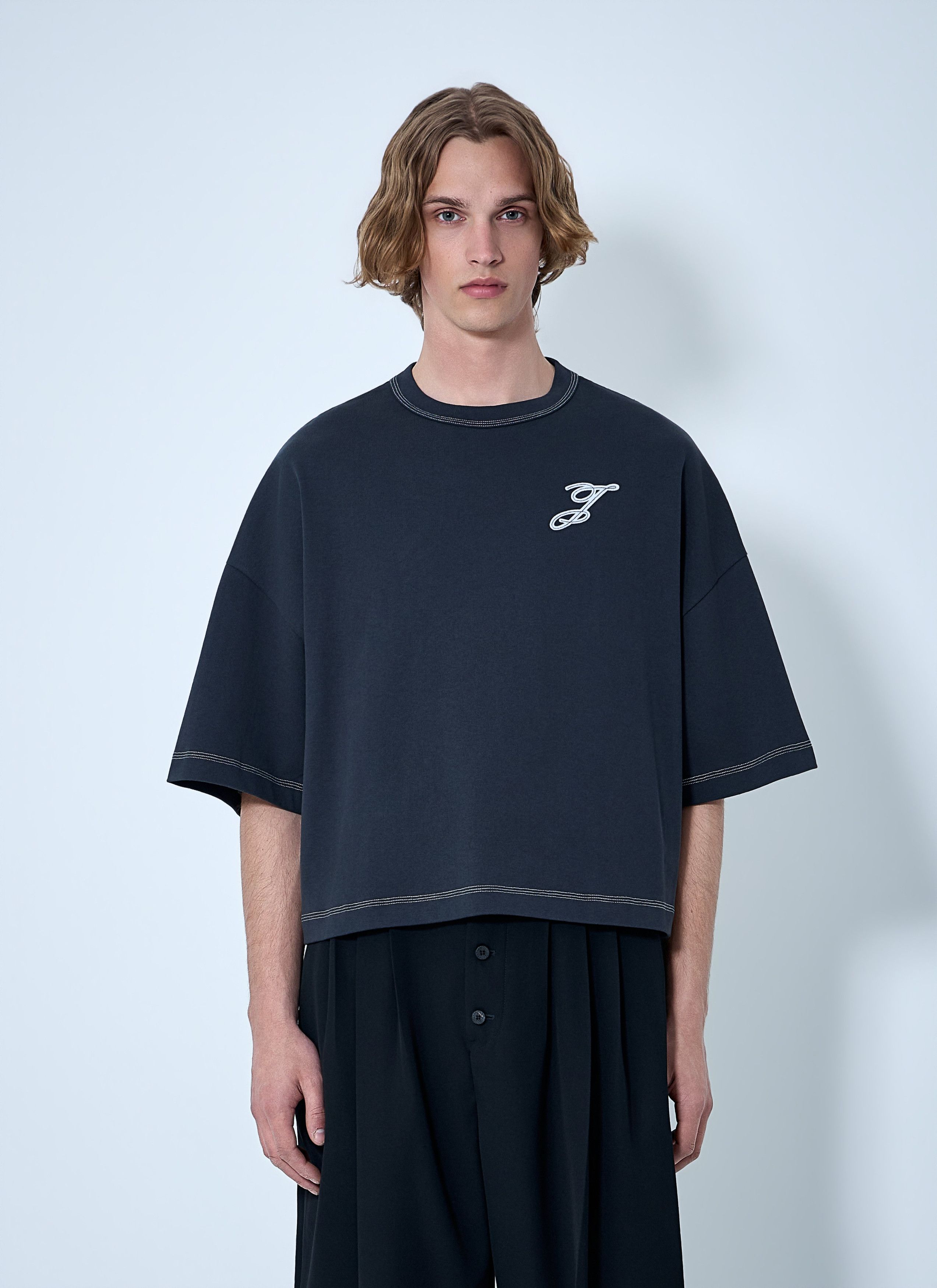 Jacquemus Oversized Logo T-Shirt Size US M / EU 48-50 / 2 - 1 Thumbnail