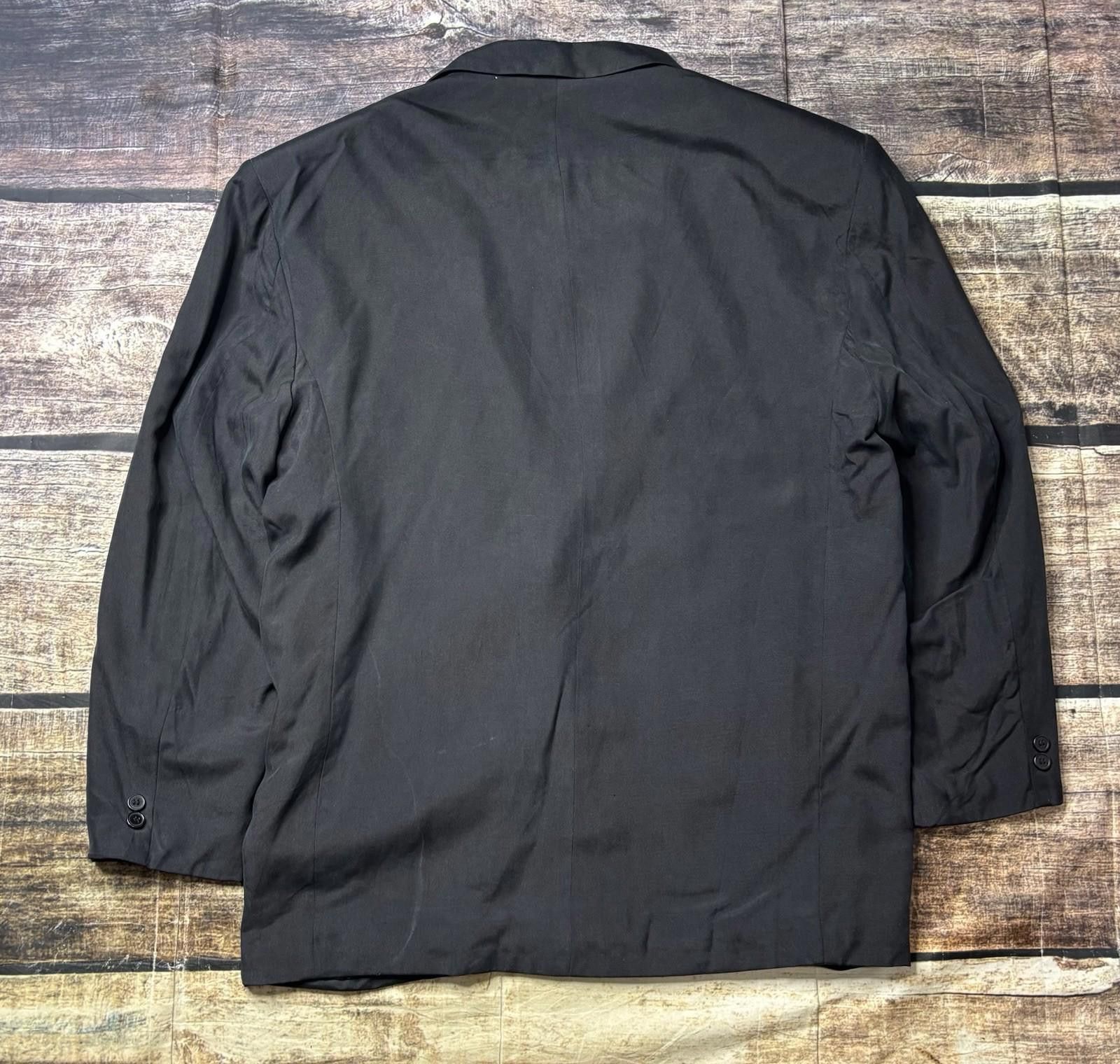 Robert Stock VTG Robert Stock Blazer Jacket Mens 44R Large 100% Silk Size 44R - 3 Thumbnail