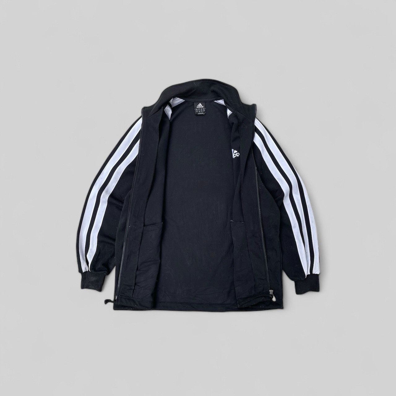 Adidas × Vintage 🔥Vintage Adidas Embroidered Logo Track Top Size US L / EU 52-54 / 3 - 5 Thumbnail