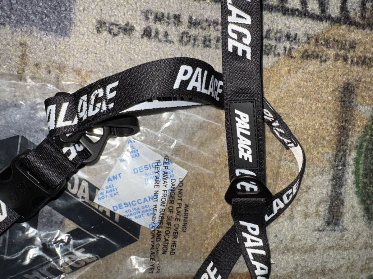 Palace Palace Jacquarded Dog Collar and Lead Black Size ONE SIZE - 3 Thumbnail