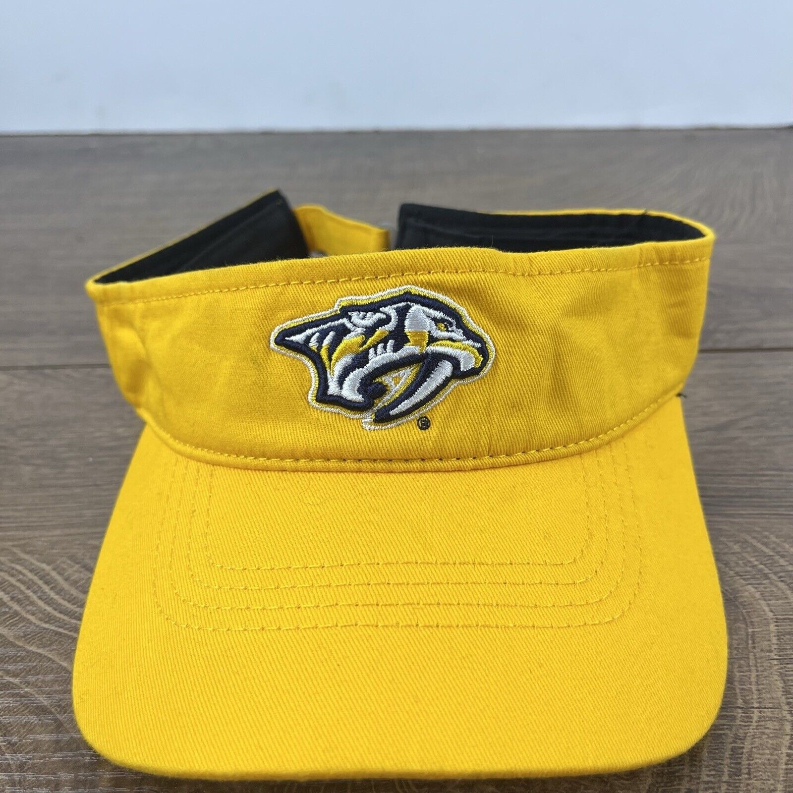 Other Nashville Predators Visor Hat Yellow Cap Hat Adjustable Hat Size ONE SIZE - 4 Thumbnail