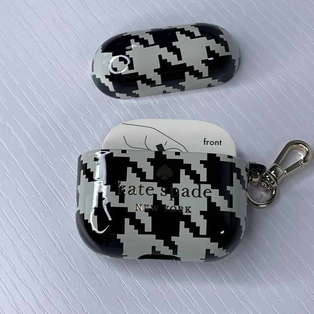 Kate Spade Kate Spade Houndstooth Print Airpods 3rd Generation Case Size ONE SIZE - 2 Thumbnail
