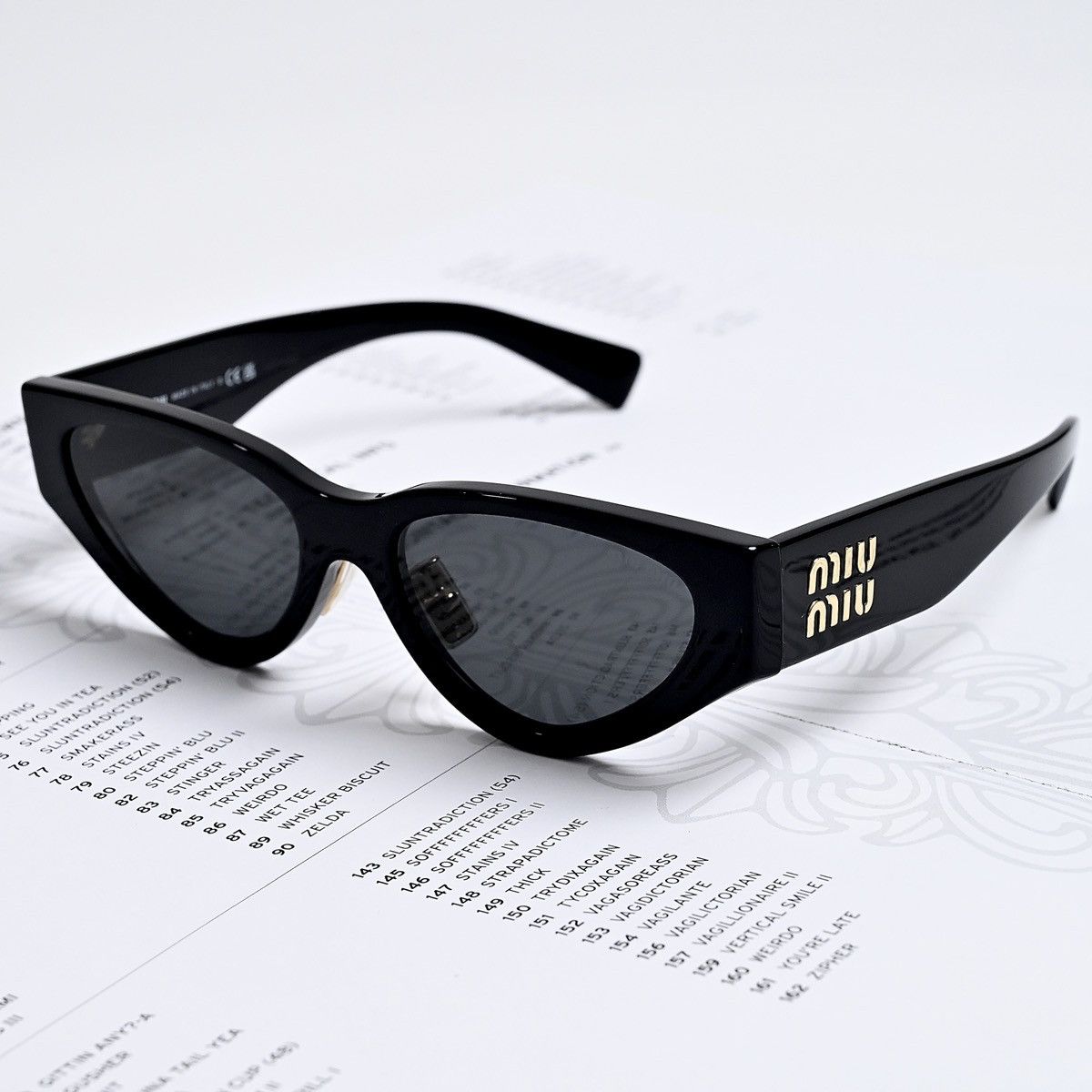 Miu Miu MIU MIU 0MU 03ZS SUNGLASSES Size ONE SIZE - 2 Thumbnail
