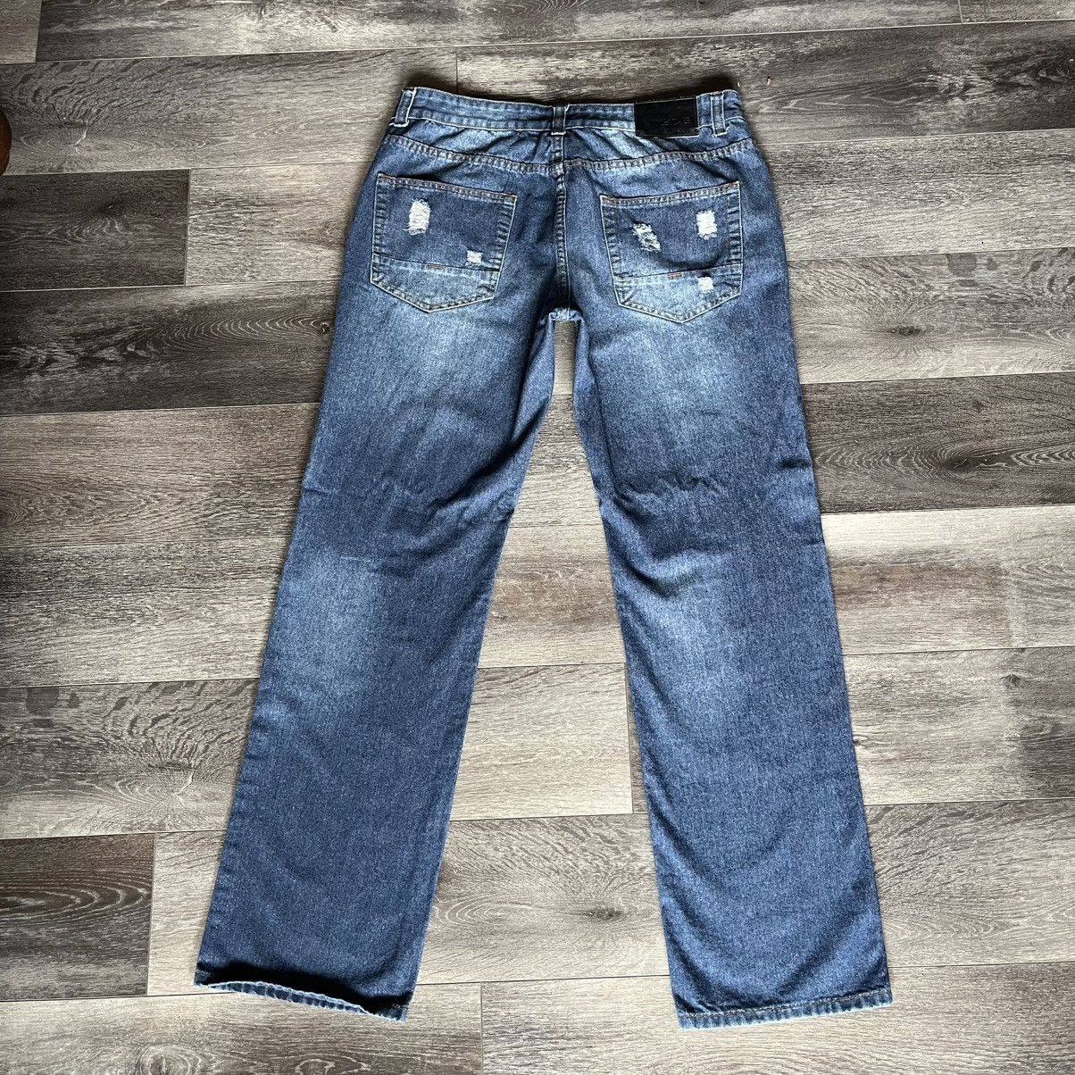 Enyce Vintage Y2K Enyce Distressed Baggy Skater Denim Jeans 36x34 Size US 36 / EU 52 - 2 Thumbnail