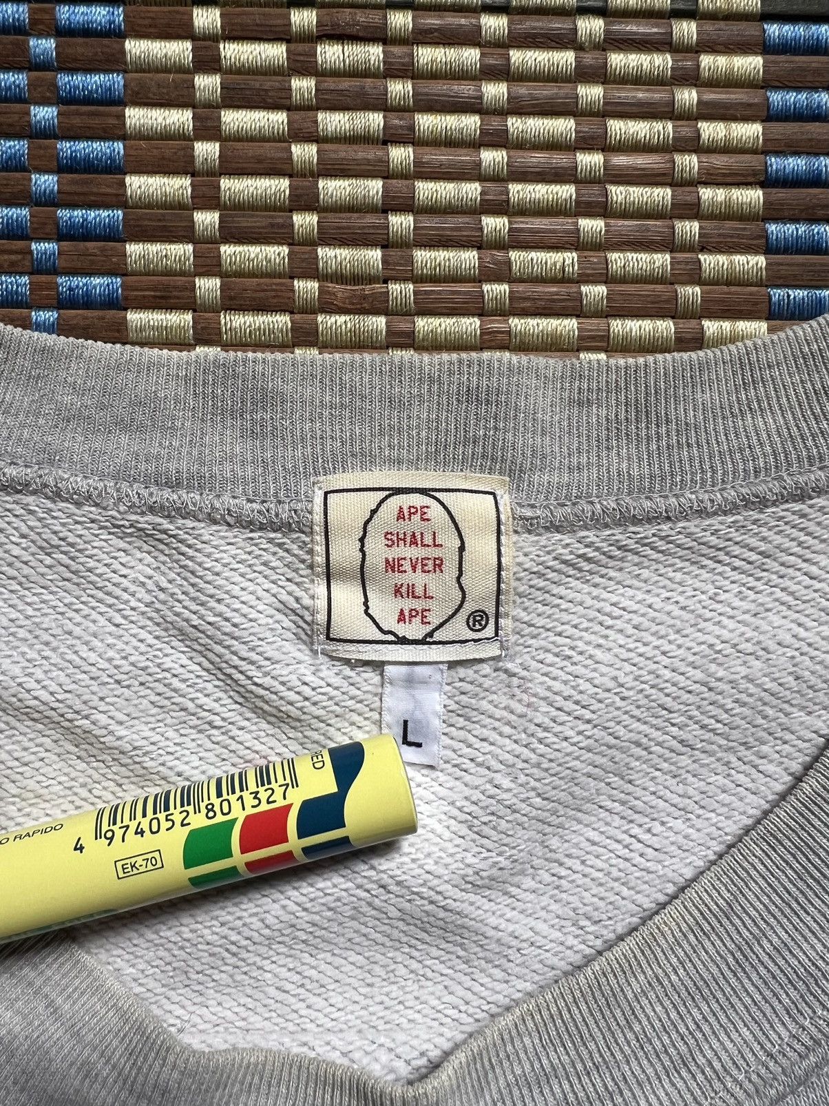 Bape × Vintage Vintage A Bathing Ape Oosaru Face Sweat L Initial Size US L / EU 52-54 / 3 - 5 Thumbnail