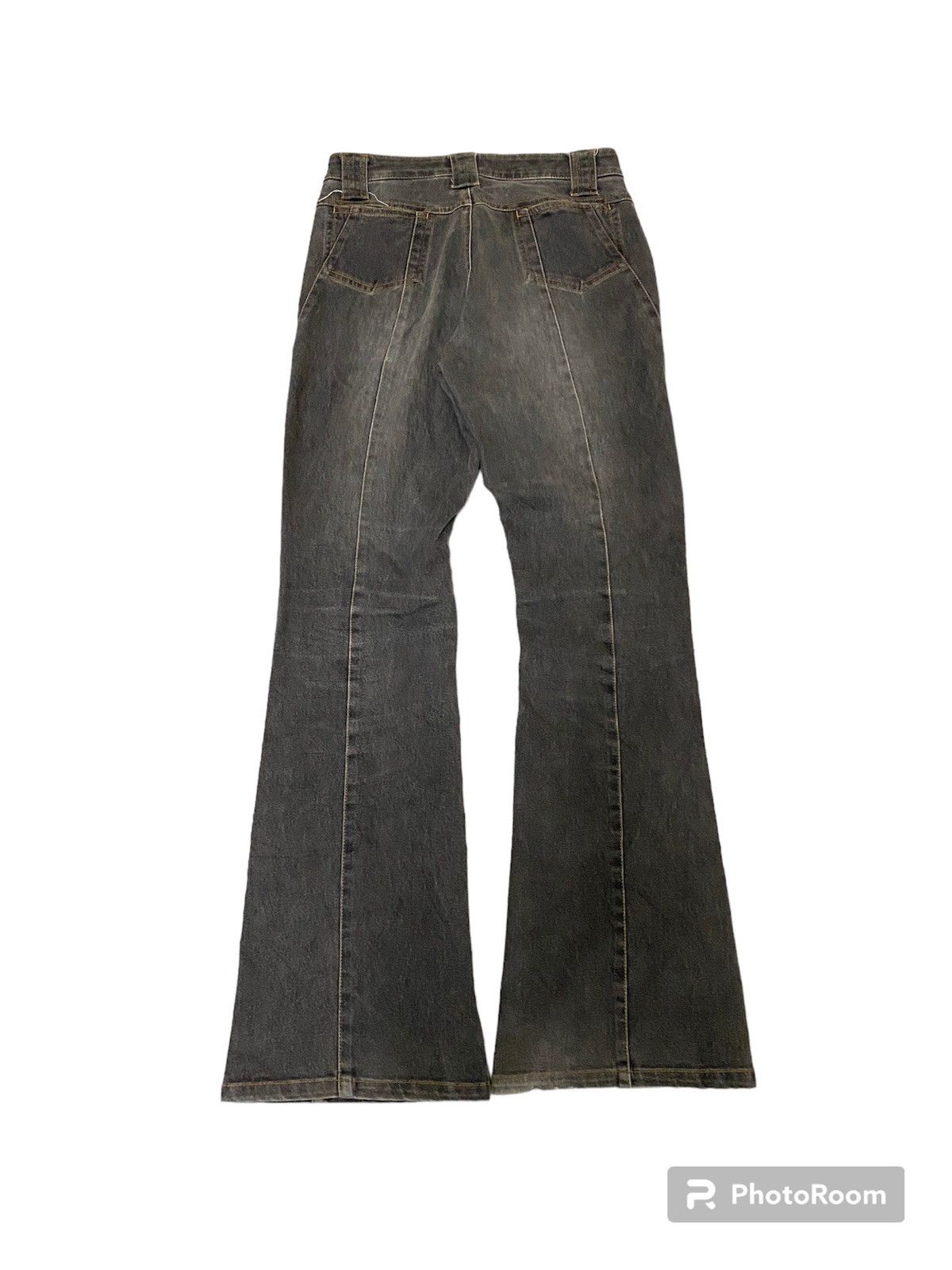If Six Was Nine × Japanese Brand × Le Grande Bleu (L.G.B.) Fullheart Japan Spiral Cut Flare Denim Size US 27 - 2 Thumbnail