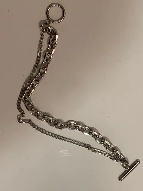 Jewelry 19cm Doube Chains Bracelets Size ONE SIZE - 2 Thumbnail