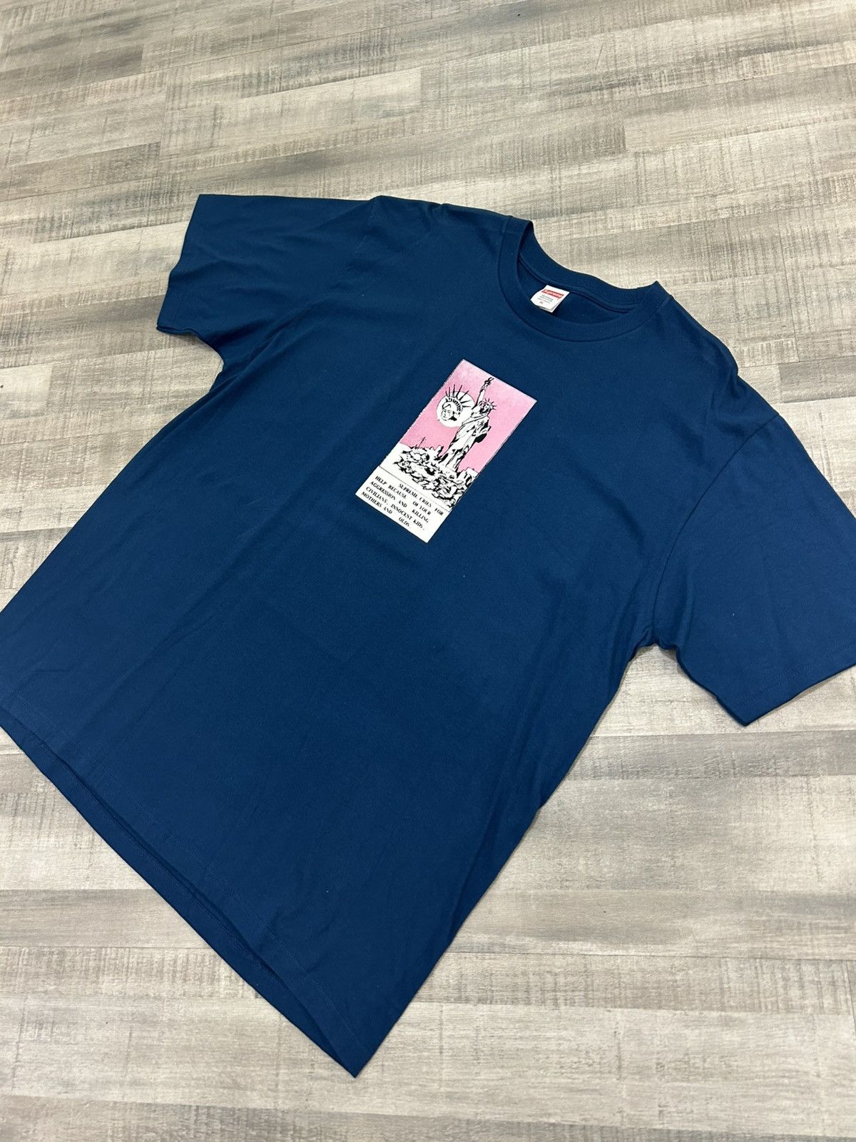 Supreme Supreme Liberty Tee Size US XL / EU 56 / 4 - 3 Thumbnail