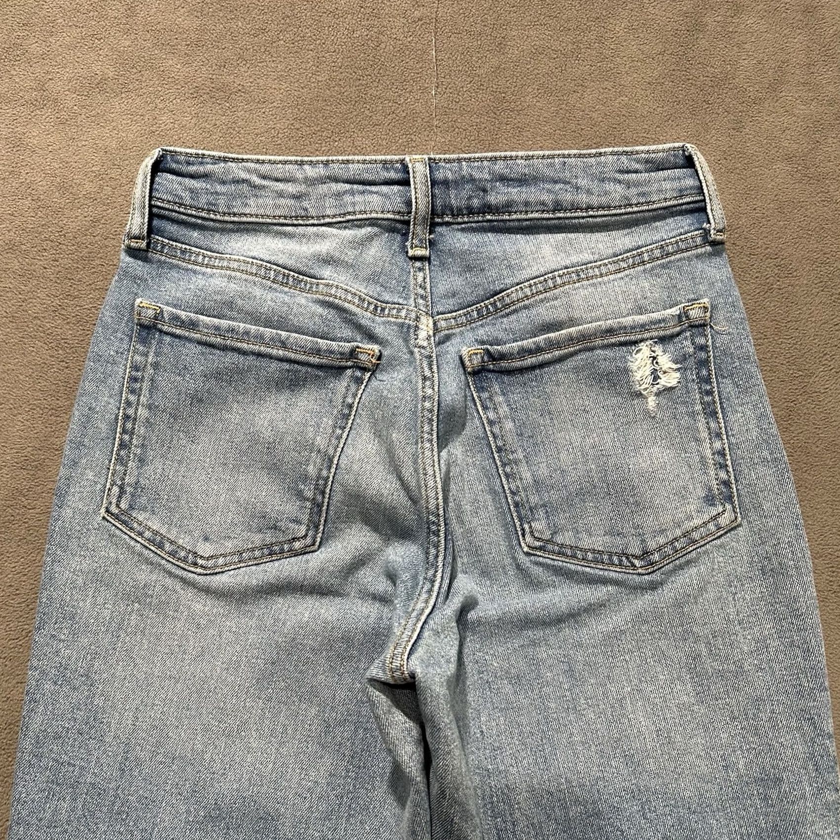 Old Navy Old Navy Jeans Womens 4 Blue Denim High Rise O.G. Straight Secret Smooth Pockets Jeans Size 27" / US 4 / IT 40 - 4 Thumbnail