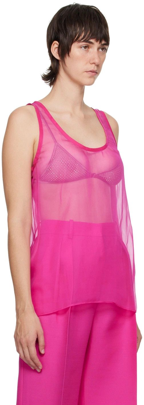 Valentino o1y0326 Blouse in Fuchsia Size M / US 6-8 / IT 42-44 - 2 Thumbnail