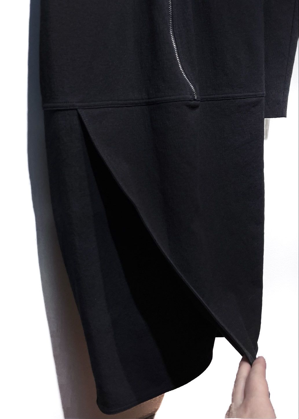 Rick Owens Rick Owens Black Open Back Long Sleeves Sade Dress Size S / US 4 / IT 40 - 4 Thumbnail