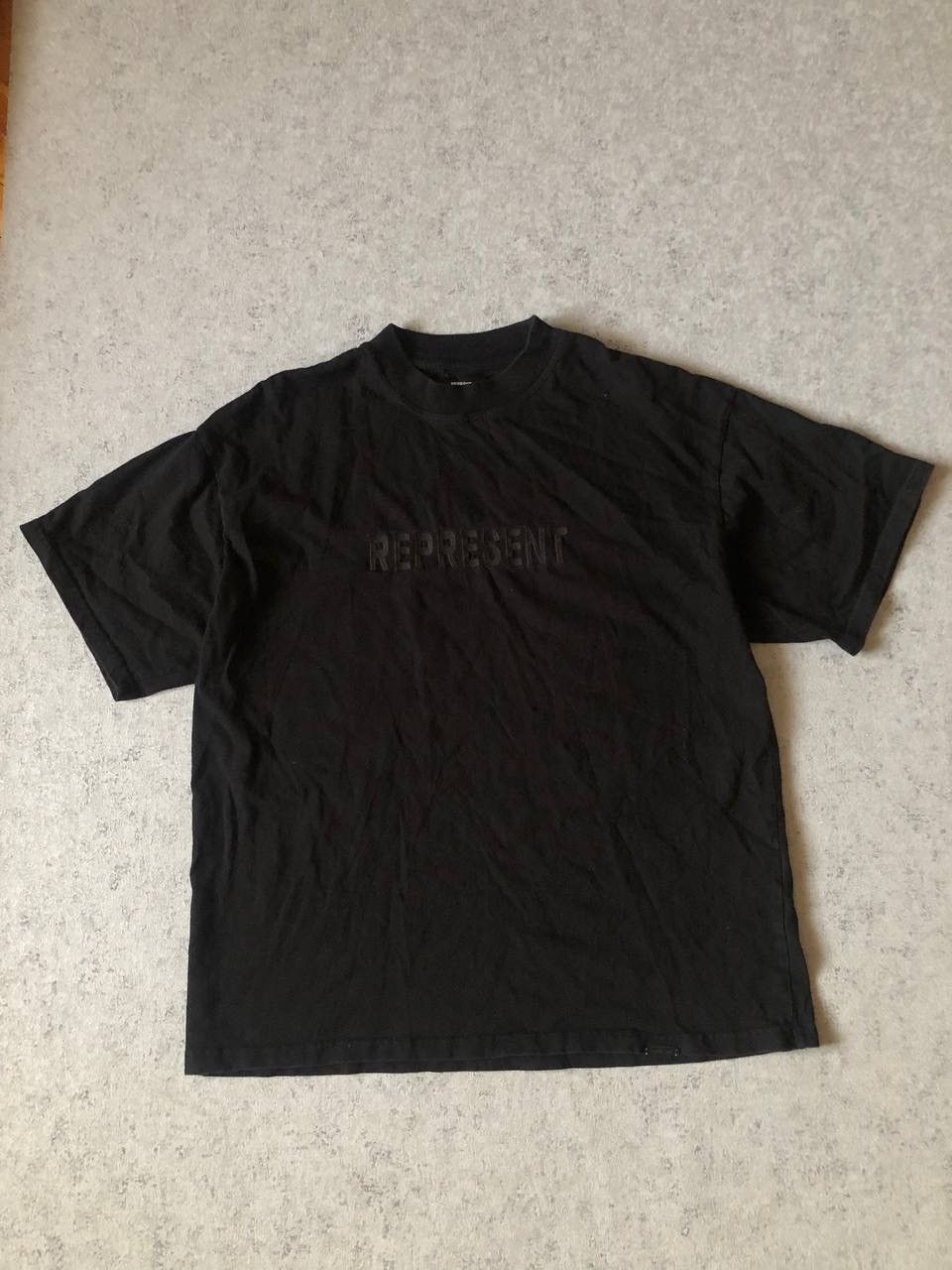 Designer × Represent Clo. REPRESENT BLACK TEE Size US L / EU 52-54 / 3 - 1 Thumbnail