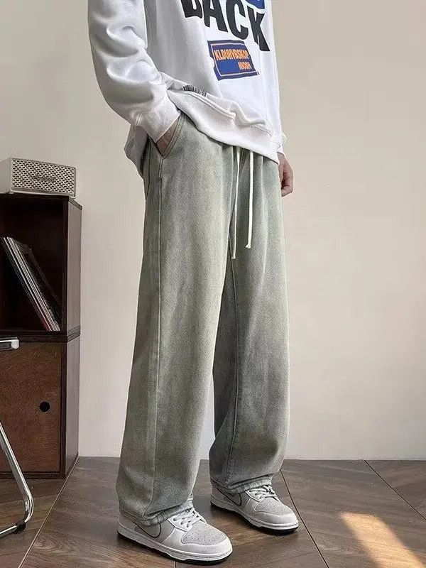 Japanese Brand × Jean Retro casual high street straight leg jeans Size US 32 / EU 48 - 3 Thumbnail