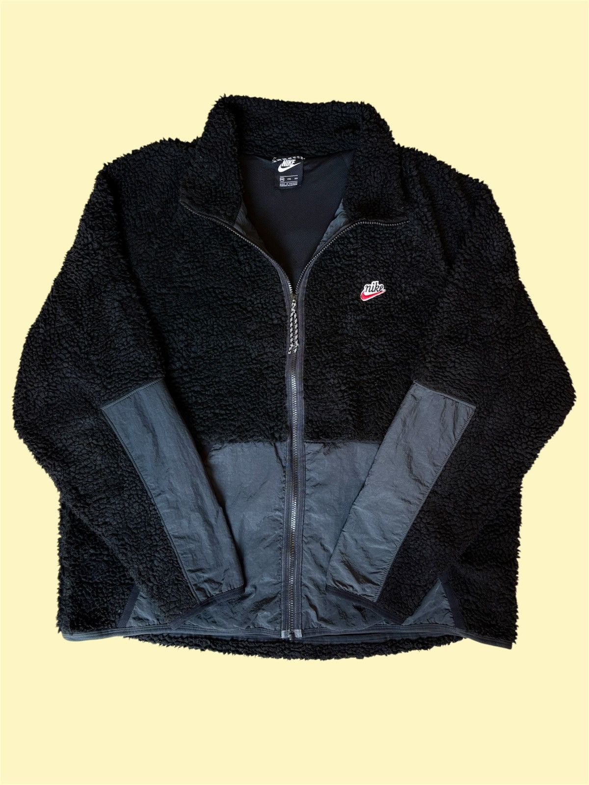 Nike Nike Heritage Sherpa Fleece Jacket Size US XL / EU 56 / 4 - 2 Thumbnail