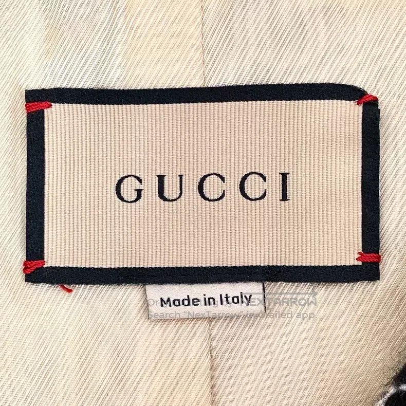 Gucci Gucci Colour-blocked striped rolled-edge plaid cotton roun Size XS / US 0-2 / IT 36-38 - 5 Thumbnail