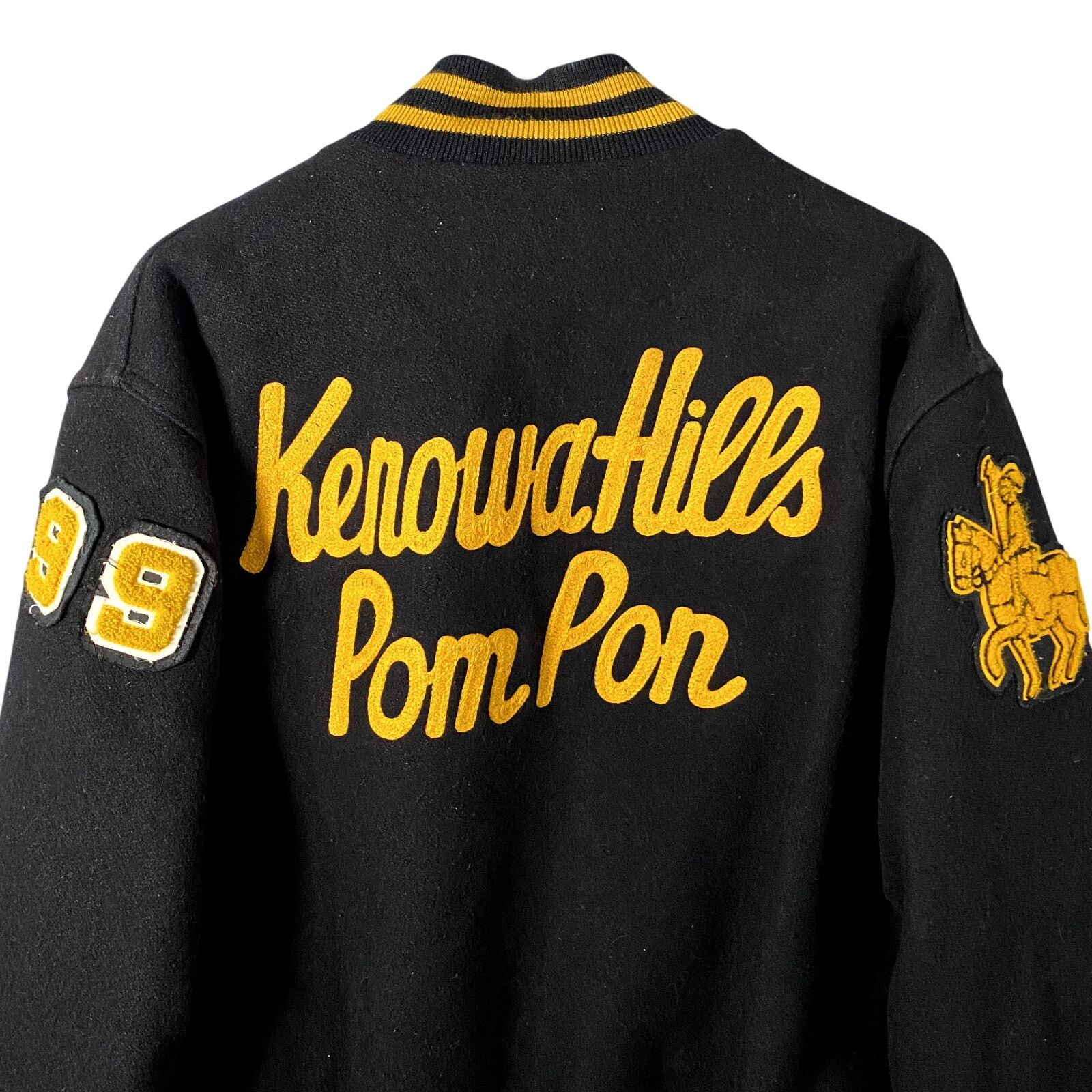 Other Varsity Letterman Jacket Kenowa Hills Pom Michigan Wool XL Size US XL / EU 56 / 4 - 5 Thumbnail