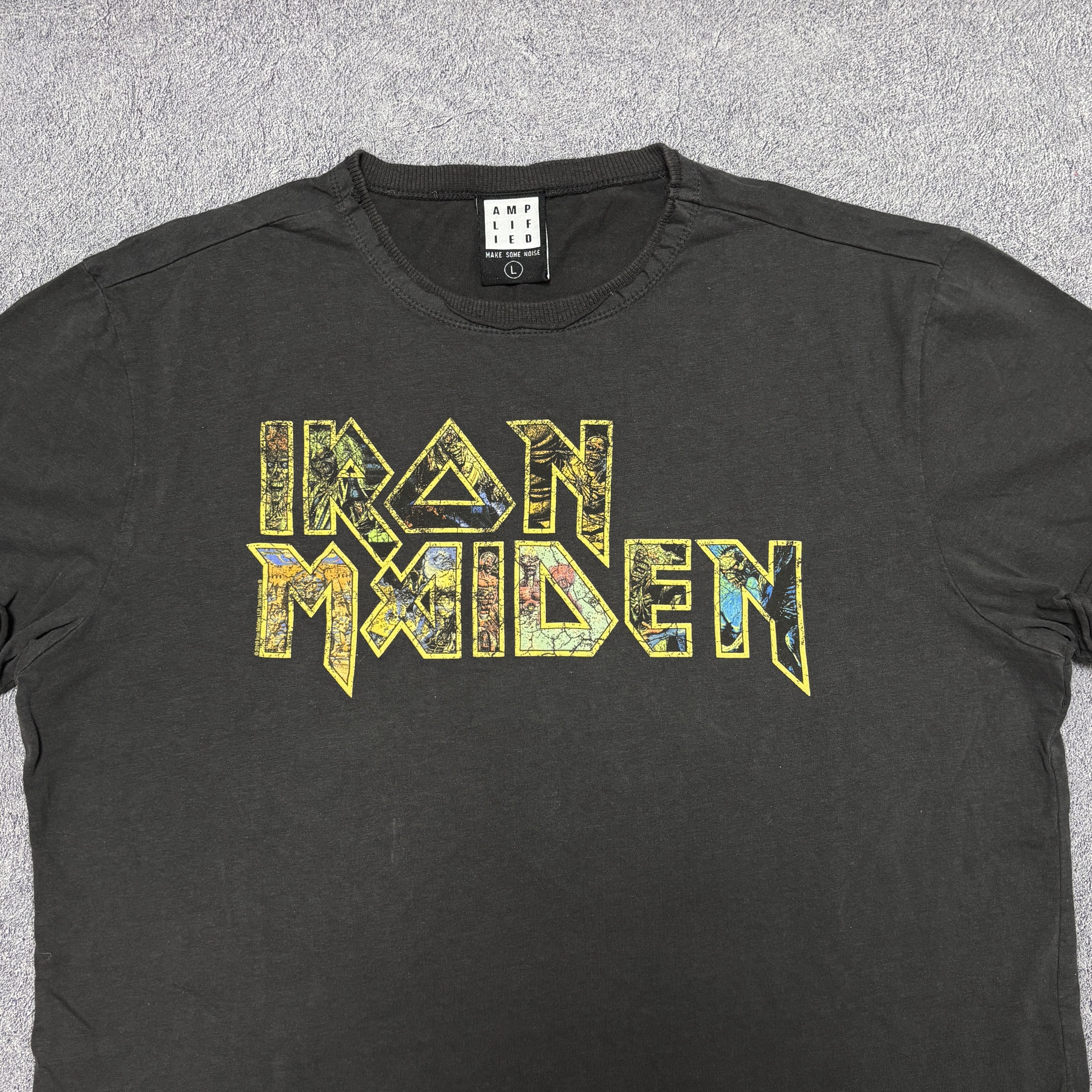Band Tees × Iron Maiden × Vintage Iron Maiden Shirt Vintage Band Tees Megadeth Judas Priest Size US M / EU 48-50 / 2 - 2 Thumbnail