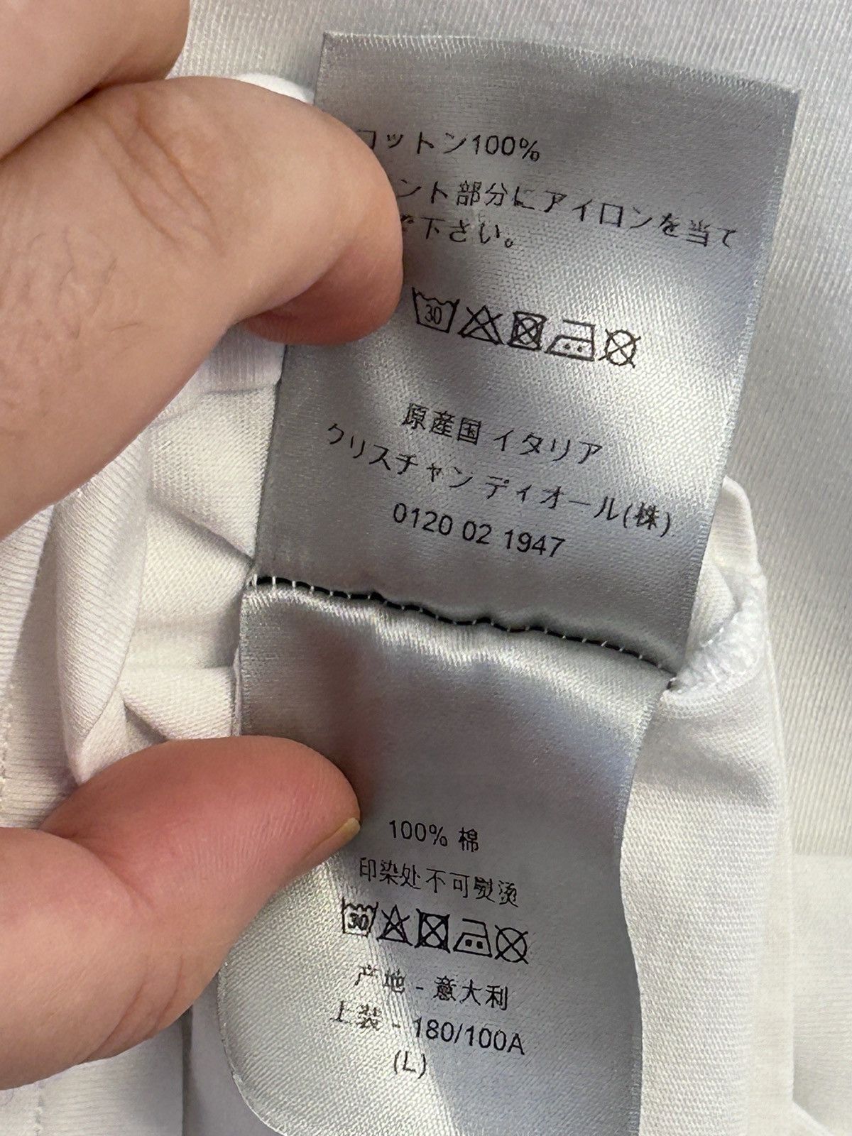 Dior CHRISTIAN DIOR White ATELIER men’ T -SHIRT Large Size US L / EU 52-54 / 3 - 9 Thumbnail