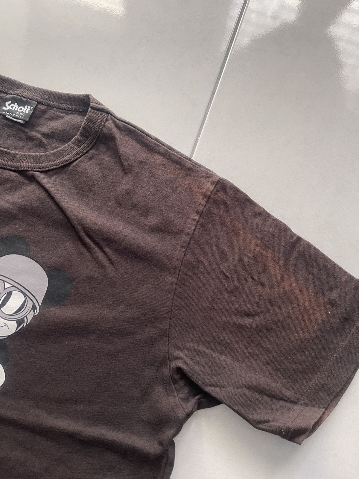 Schott × Vintage 🔥HOT🇺🇸🔥VINTAGE SCHOTT N.Y.C TEE VERY RARE Size US L / EU 52-54 / 3 - 6 Thumbnail