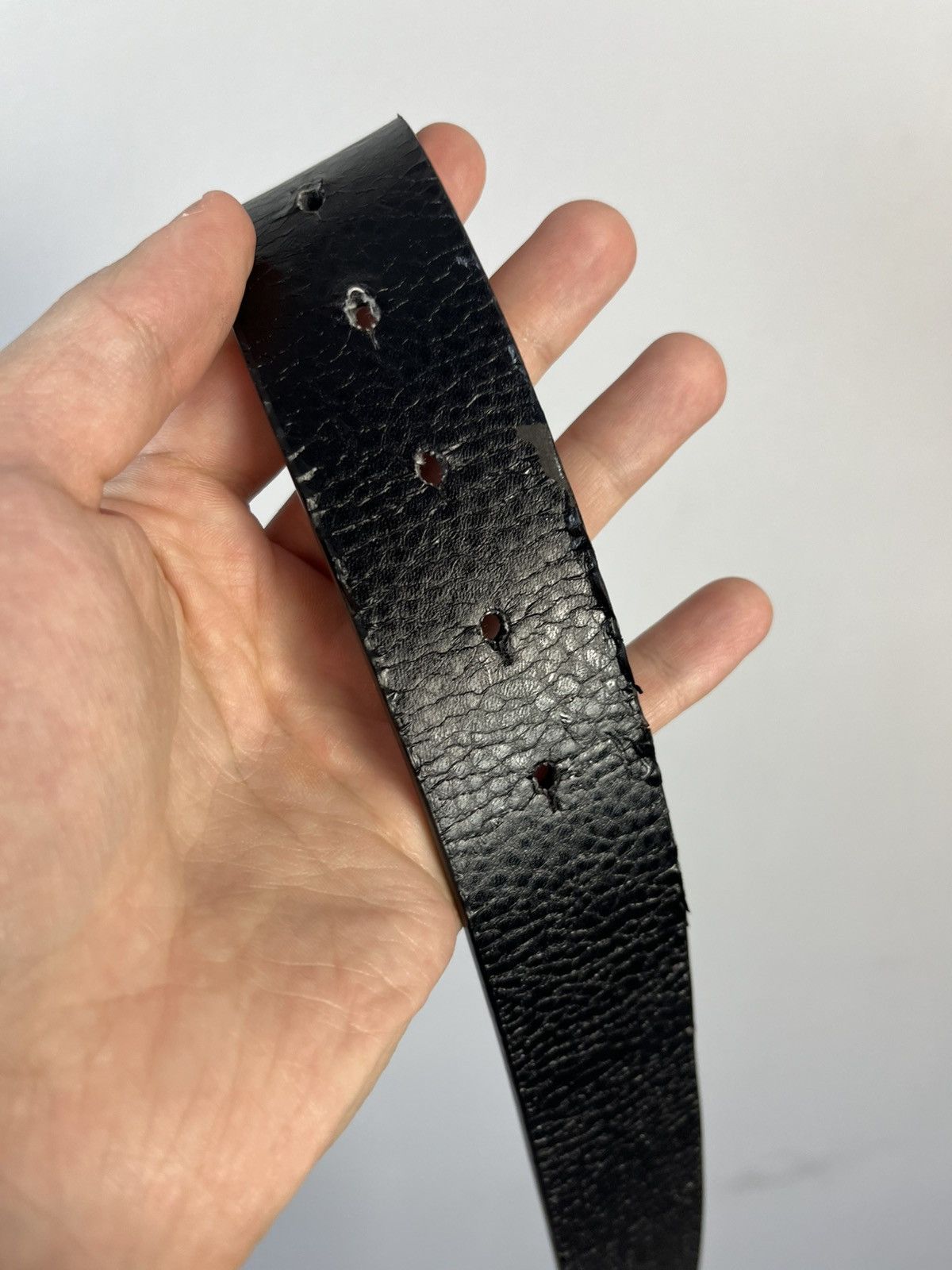 DC Comics Batman Y2K Vintage DC Faux Leather Belt Size 30 - 4 Thumbnail
