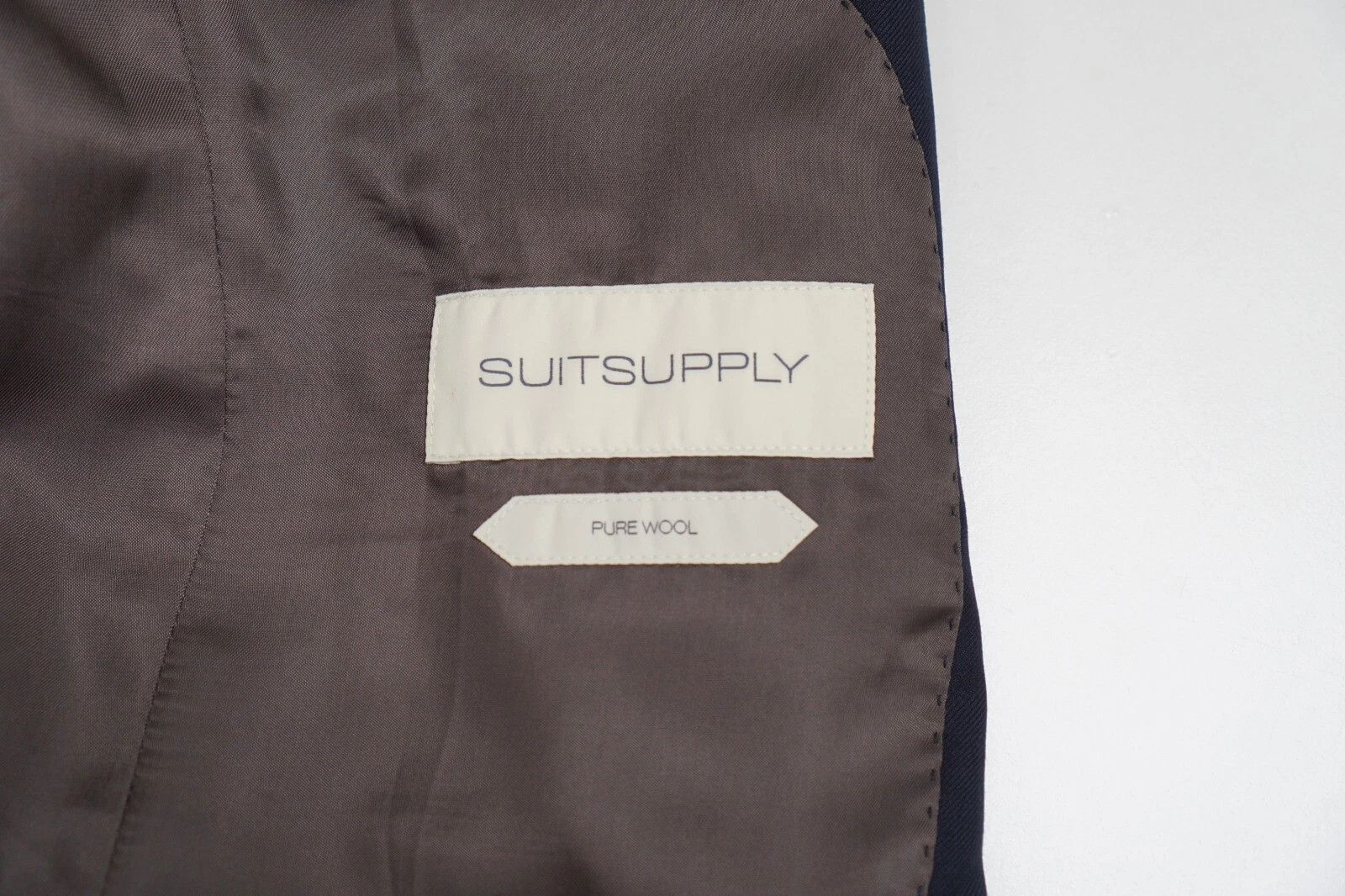 Suitsupply Men Suitsupply Suit Napoli REDA Regular Fit 110's Wool US36 Size 36R - 3 Thumbnail