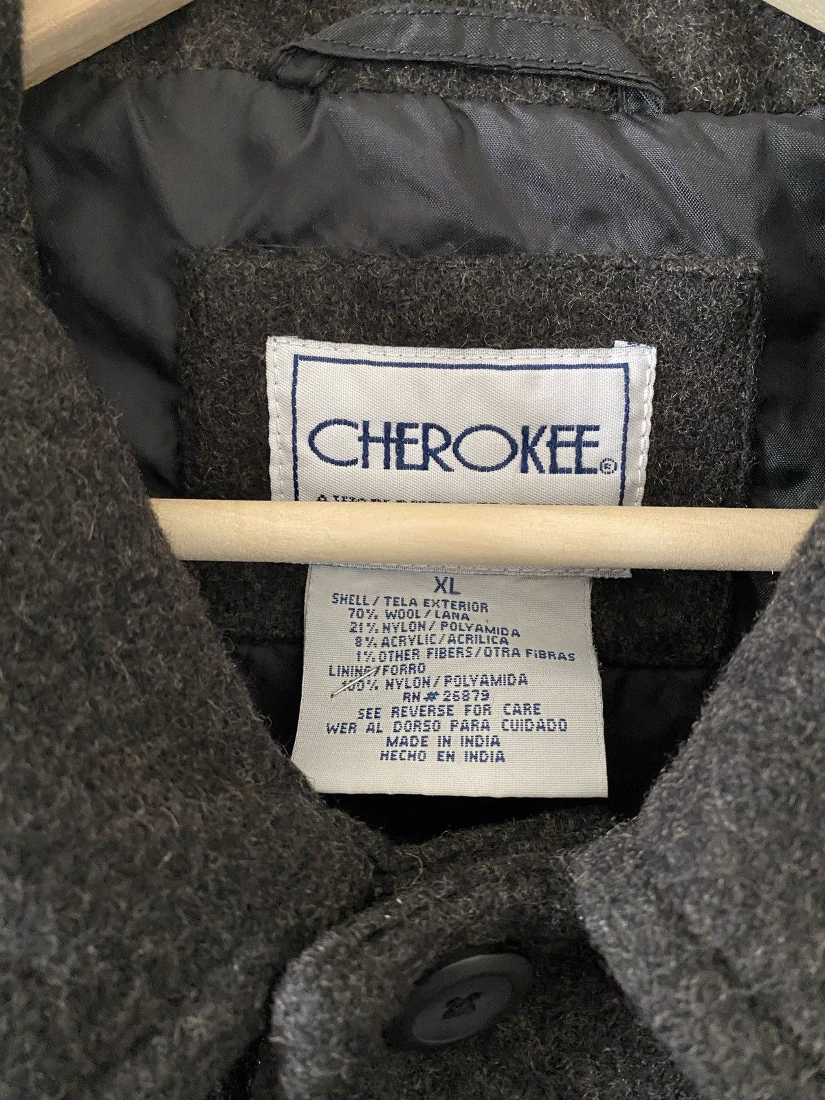 Vintage Vintage Dark Grey Wool Overcoat Size US XL / EU 56 / 4 - 2 Thumbnail
