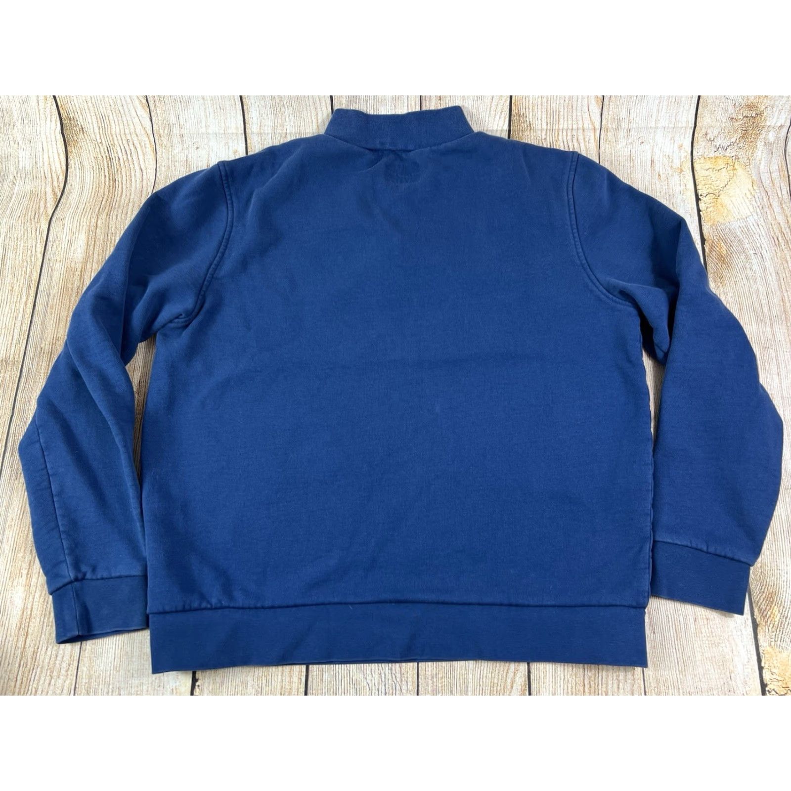 Lacoste VINTAGE Lacoste Sweatshirt 1/4 Zip Pullover Fleece Logo Blue XL Mens Regular Mock Neck Pullover Preppy Sweatshirt Size US XL / EU 56 / 4 - 2 Thumbnail