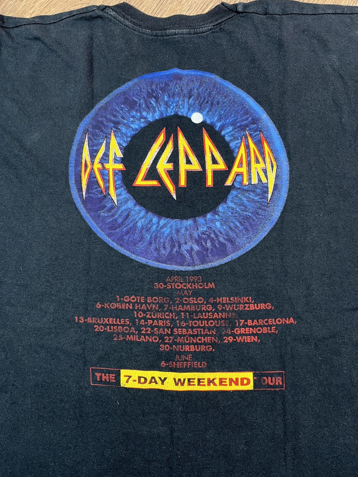 Def Leppard 1993 Def Leopard x 7 Days A Week Size US XL / EU 56 / 4 - 13 Thumbnail
