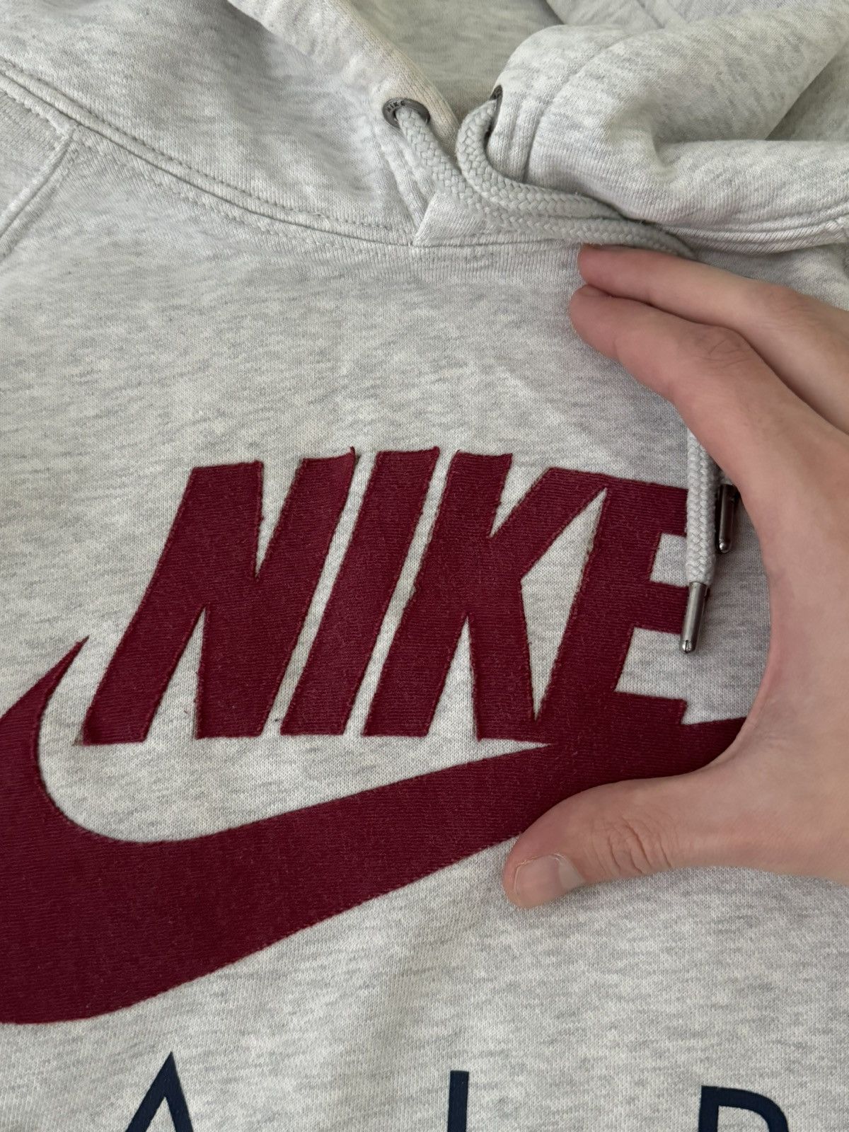 Nike × Vintage Vintage Nike swoosh oversized Y2K hoodie Size US M / EU 48-50 / 2 - 9 Thumbnail