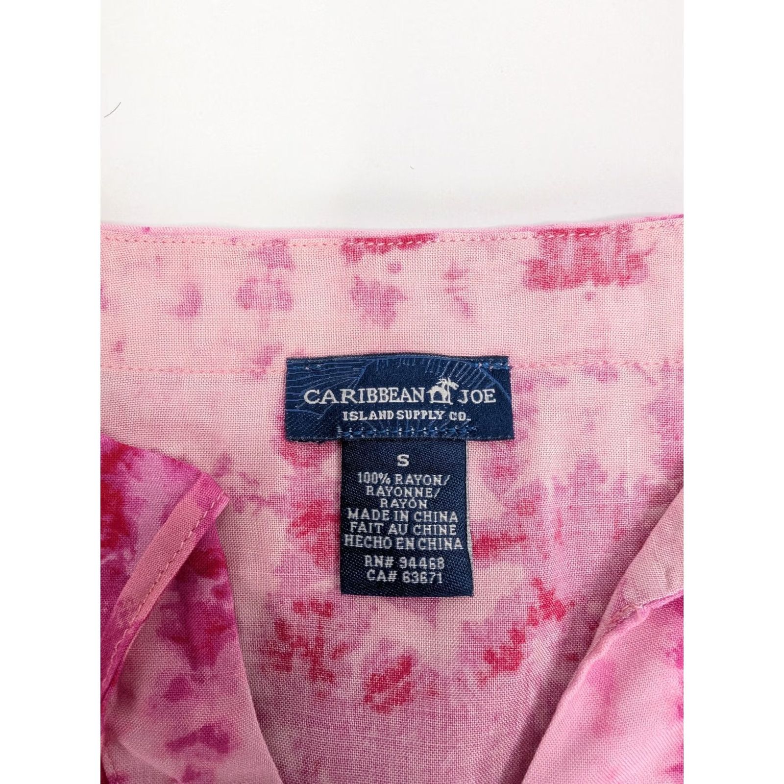 Pinko Caribbean Joe Shirt Dress Midi Long Sleeve Women S Pink Rayon Floral V-Neck Pullover Casual Travel Beach 90s Theme Womens Size S / US 4 / IT 40 - 7 Thumbnail