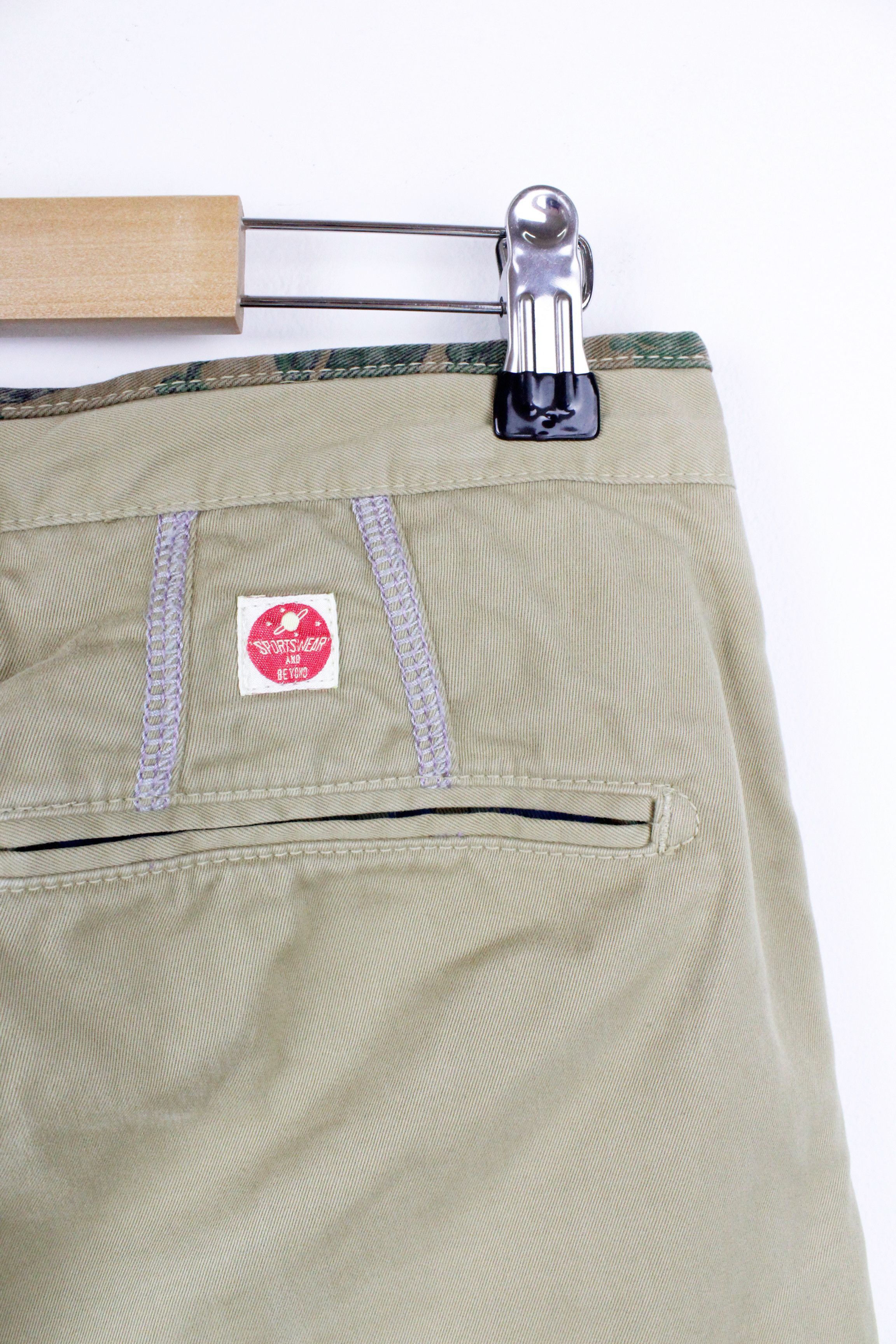 Paul Smith × Paul Smith Red Ear Paul Smith Beige Twill Cotton Flat Lock Heritage Pants Size US 32 / EU 48 - 5 Thumbnail