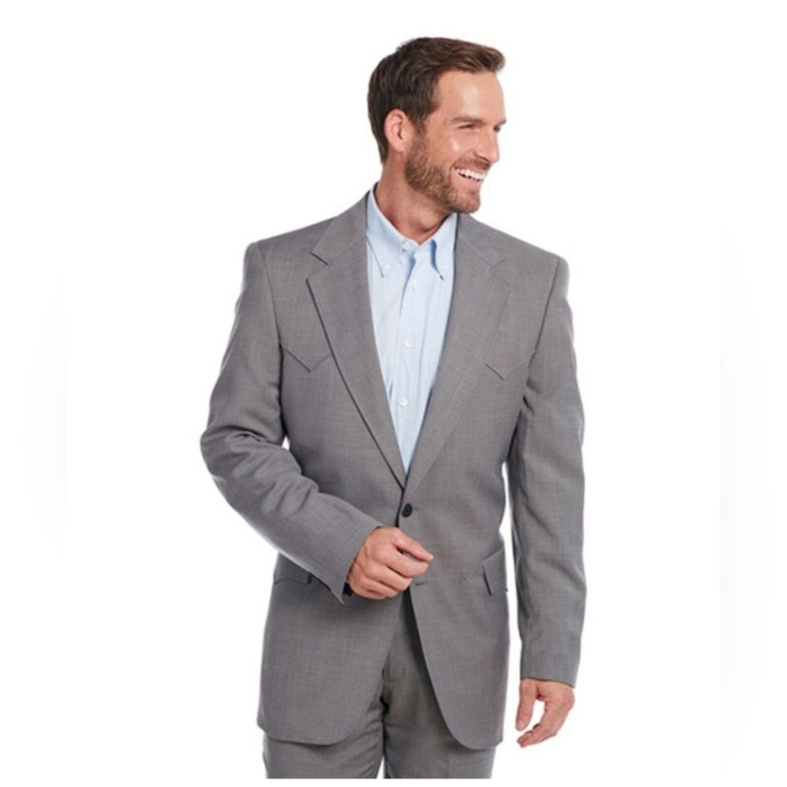 Other Circle S Dallas Made in USA men's sport coat Lubbock gray M Size 38R - 1 Thumbnail