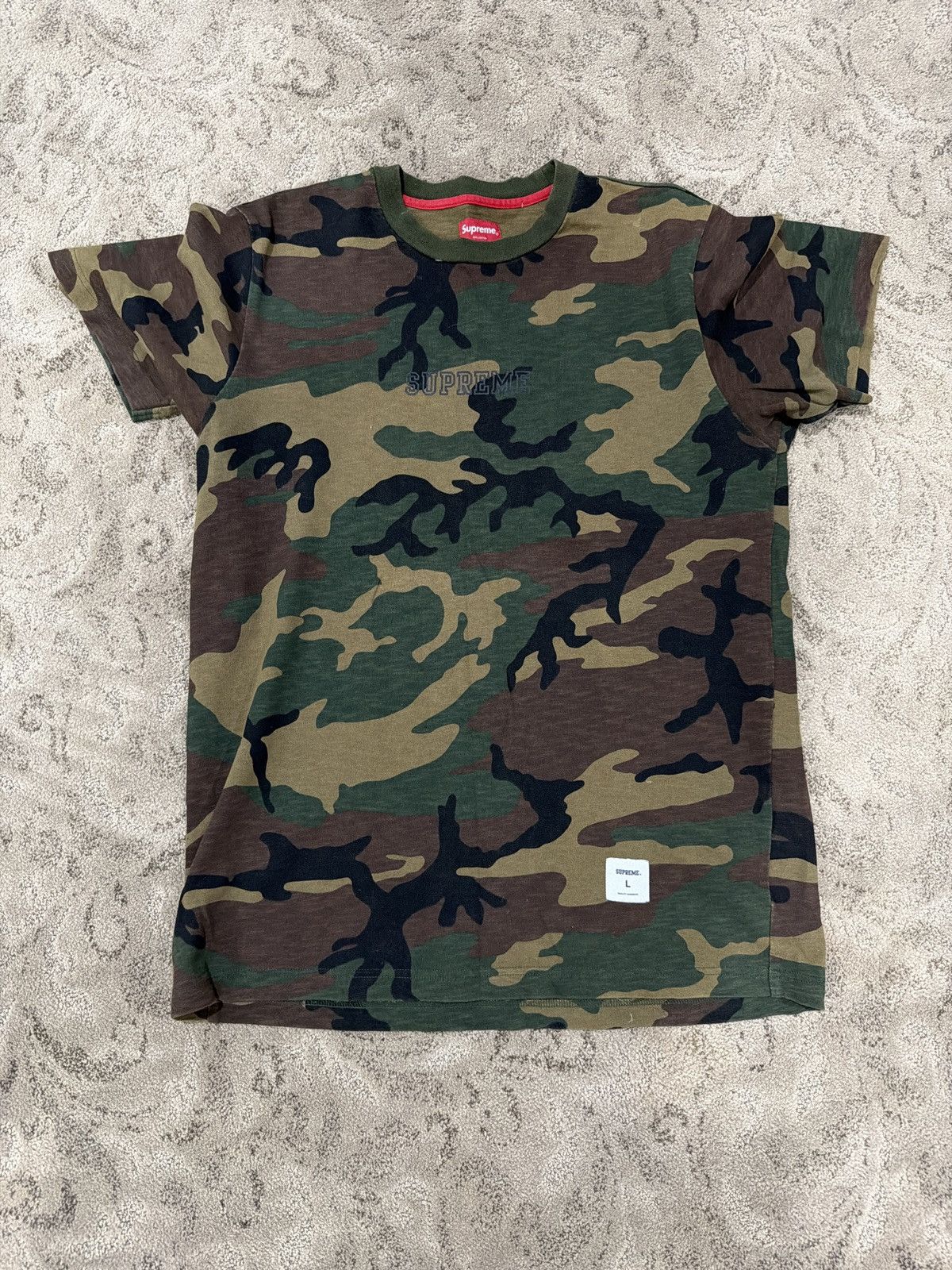 Supreme Supreme tee camo large Size US L / EU 52-54 / 3 - 1 Thumbnail