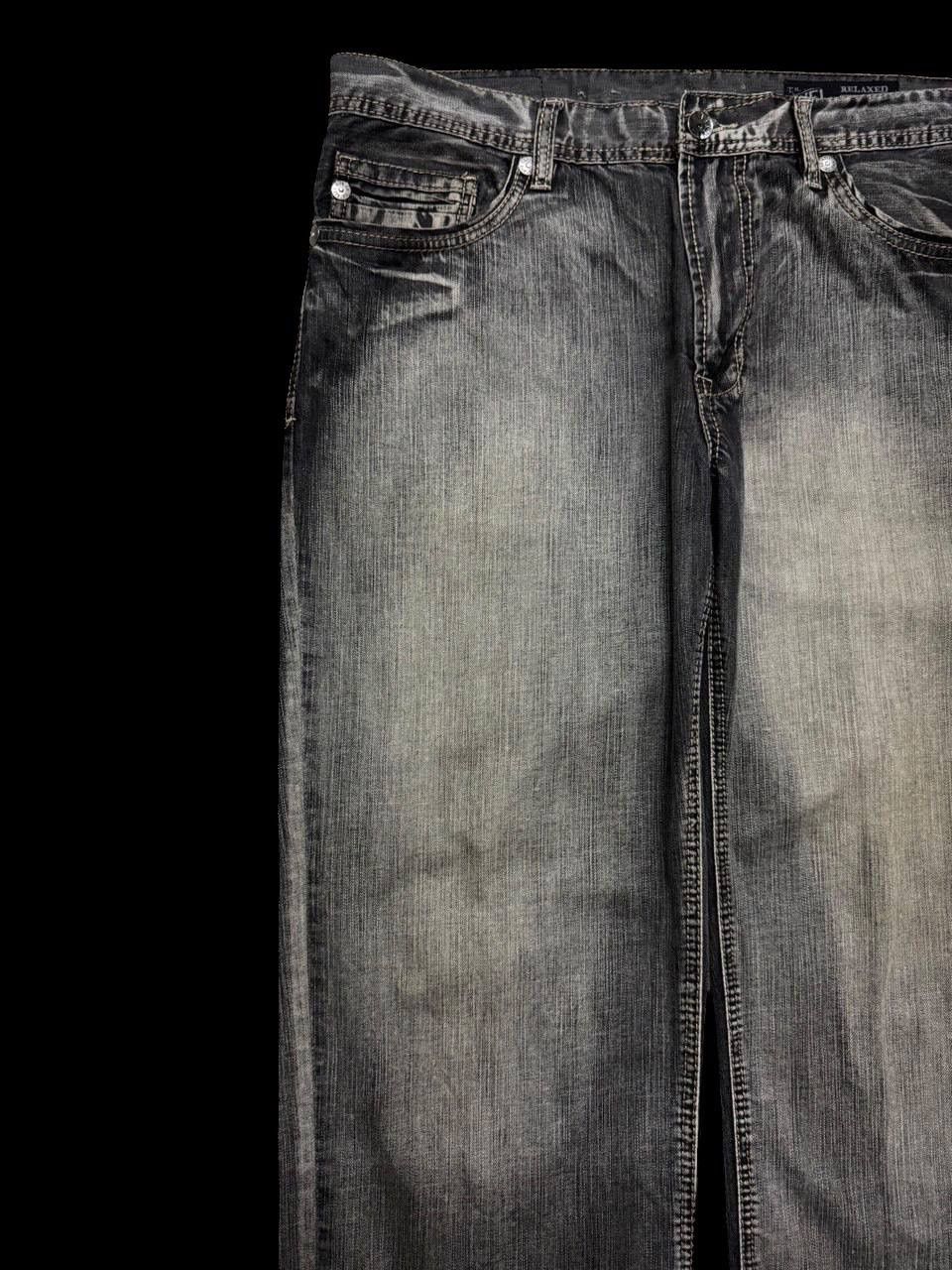 Japanese Brand BAGGY - Waist 37 Axel 🇯🇵 Mudwash Sick Style Distressed Jeans Size US 37 - 4 Thumbnail