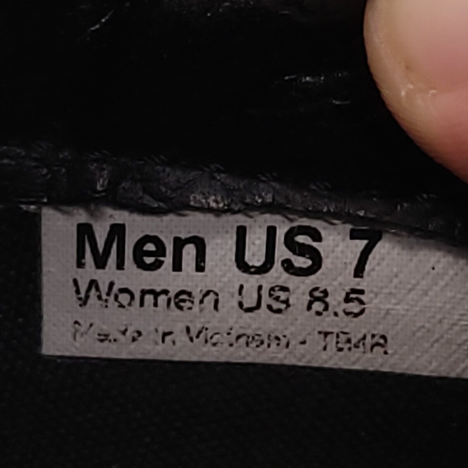 Vans Vans Off the Wall Shoe Womens Size 8.5 Mens 7 TB4R Black Size US 8.5 / IT 38.5 - 9 Thumbnail