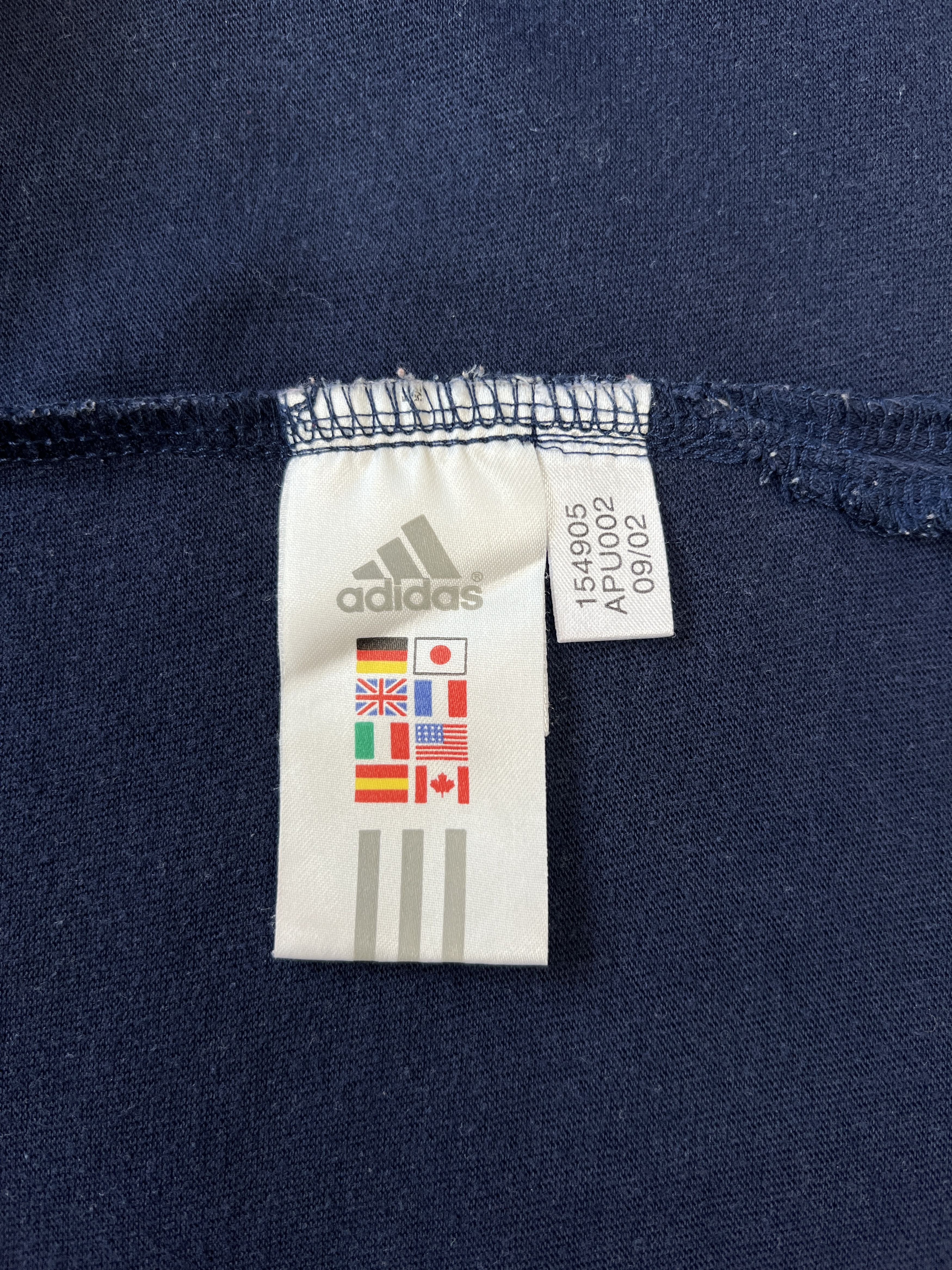 Adidas Vintage 2002 Adidas Bayern Munich UEFA 1/4 Zip Polo Shirt Size US XL / EU 56 / 4 - 19 Thumbnail