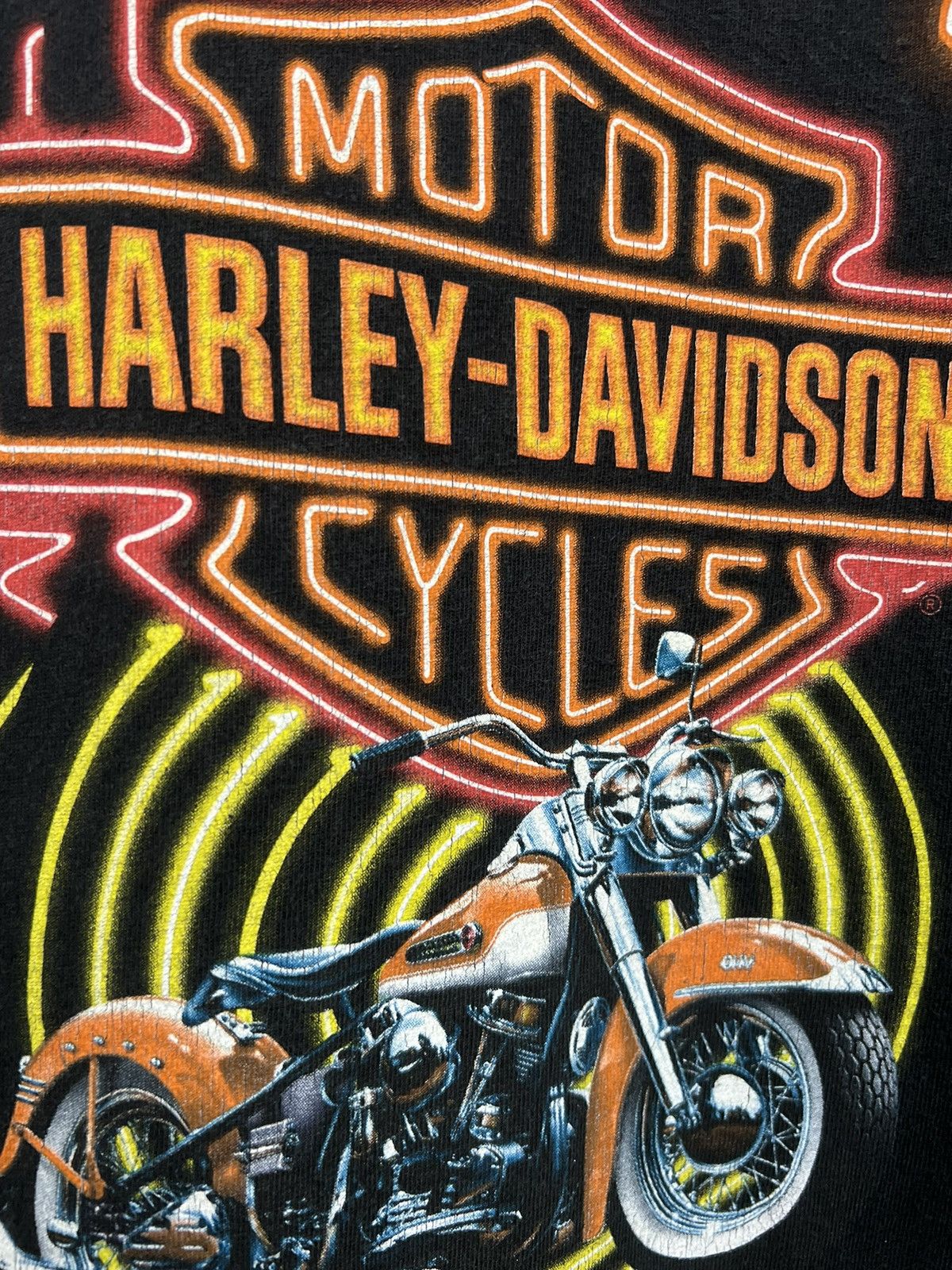 Harley Davidson × Vintage Vintage Harley Davidson Faded Tee Size US XL / EU 56 / 4 - 6 Thumbnail