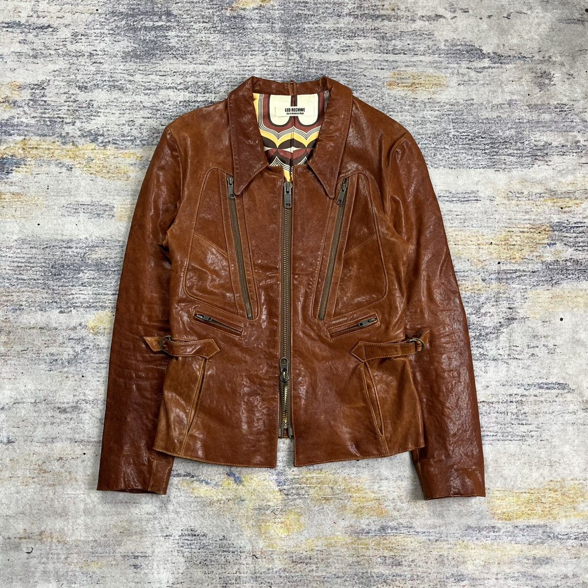 Le Grande Bleu (L.G.B.) Led Rechwe multi pocket leather jacket vkei style Size US M / EU 48-50 / 2 - 1 Thumbnail