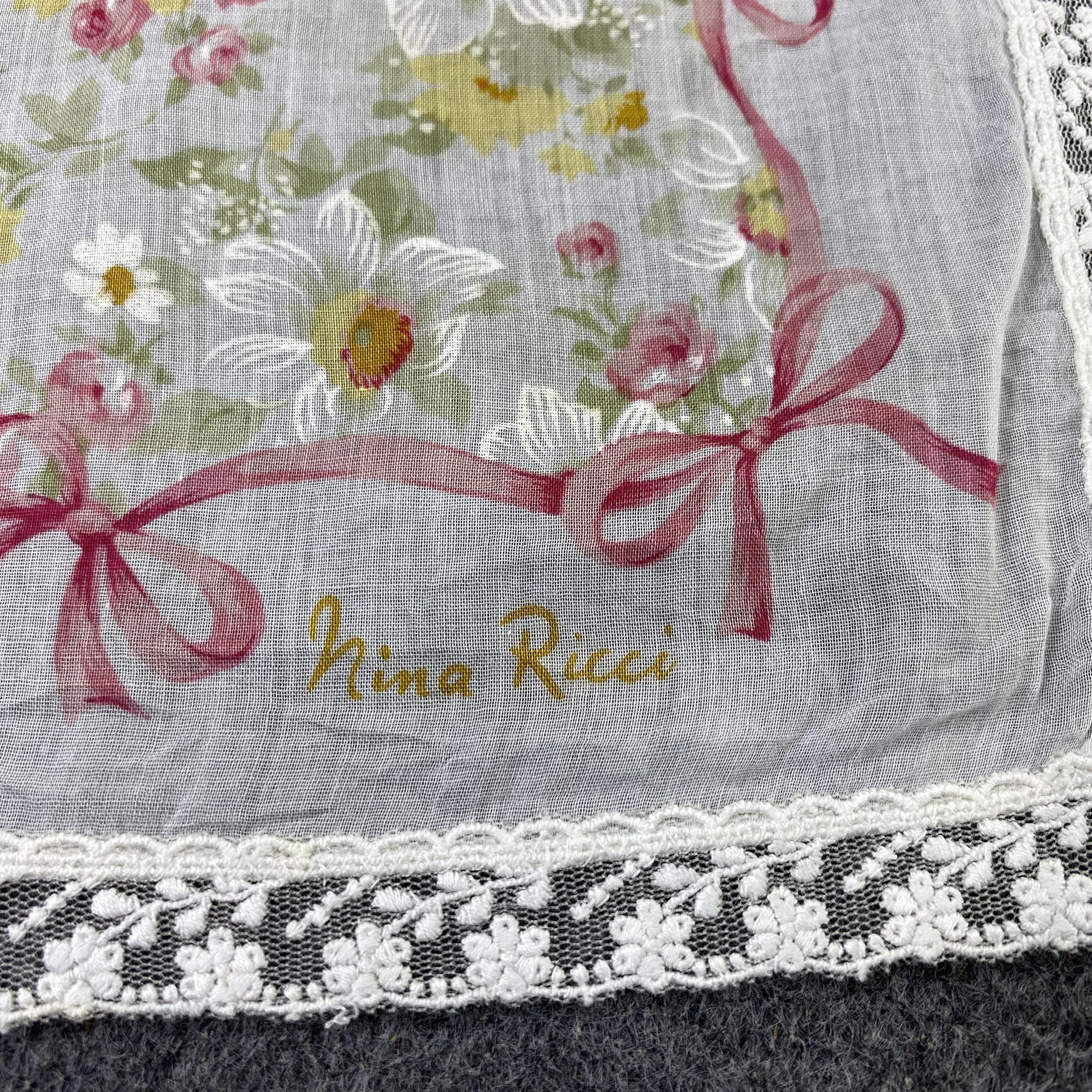 Nina Ricci Nina Ricci Handkerchief / Bandana / Neckerchief-B2304 Size ONE SIZE - 7 Thumbnail