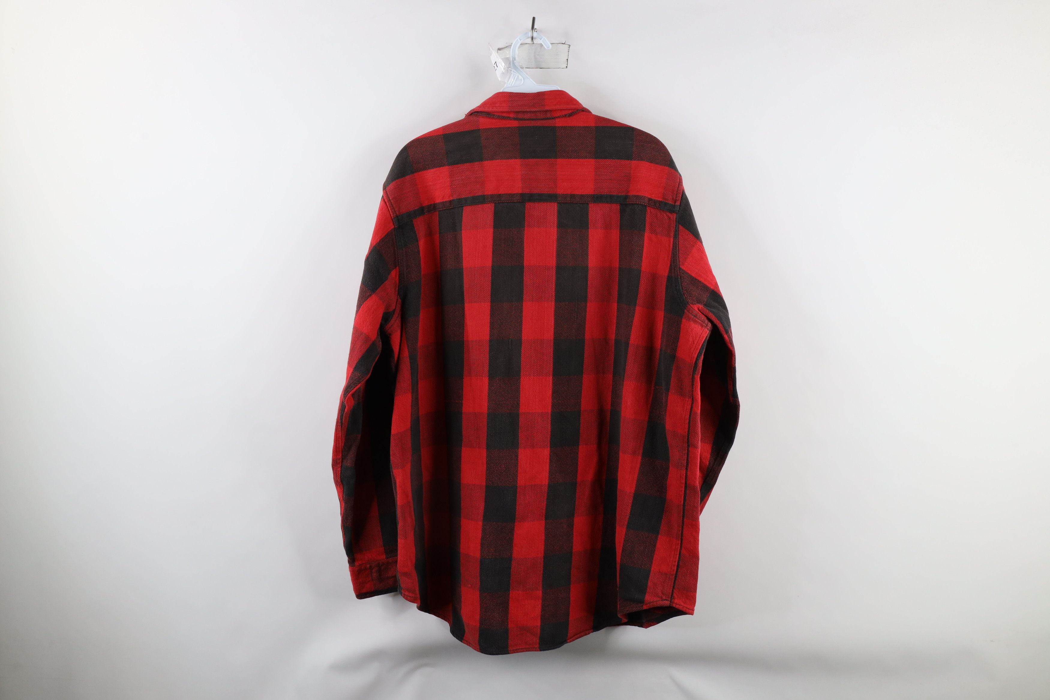FiveBrother × Vintage Vintage 90s Five Brother Heavyweight Flannel Button Shirt Size US L / EU 52-54 / 3 - 11 Thumbnail