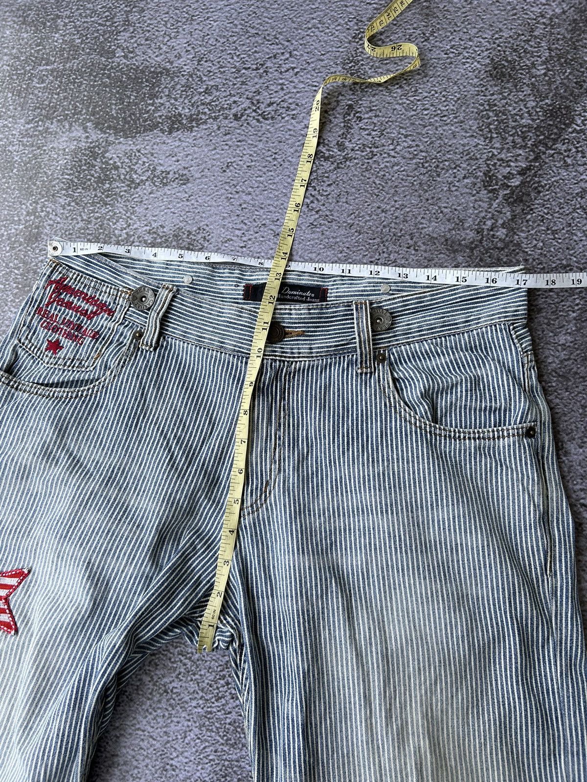 If Six Was Nine 💸BINDINGOFFER💸Dominate striped short pants patched styled Size US 34 / EU 50 - 12 Thumbnail