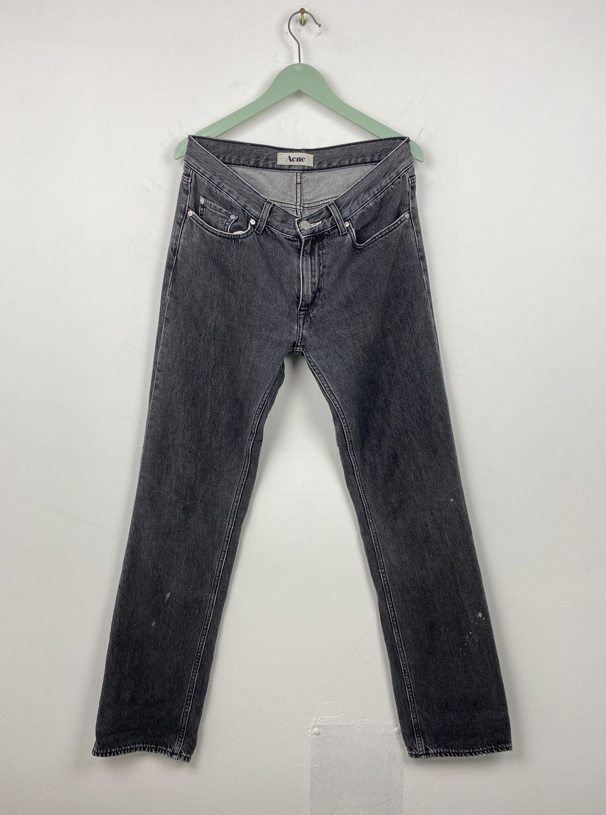 Acne Studios Acne Mic Black Stone Denim Pants Our Legacy Norse Projects Size US 31 - 1 Thumbnail